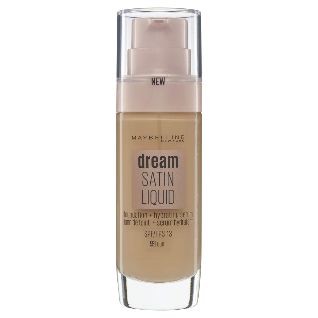 Maybelline Foundation, Dream Radiant Liquid Hydrating Foundation with Hyaluronic Acid and Collagen - Lightweight, Medium Coverage Up to 12 Hour Hydration, 30 Sand Halalzen