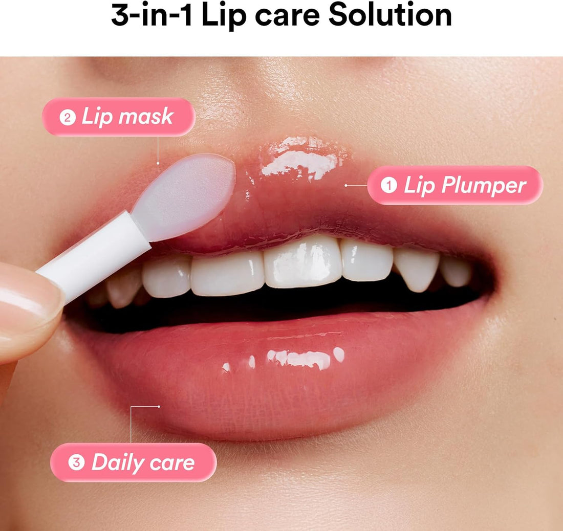 Abib PDRN Collagen Lip Mask Glazed Jelly 0.38 fl oz | Korean Lip Butter Balm Overnight Sleeping Mask Hydrating Care Moisturizer Treatment for Flakey, Dry Lips Halalzen