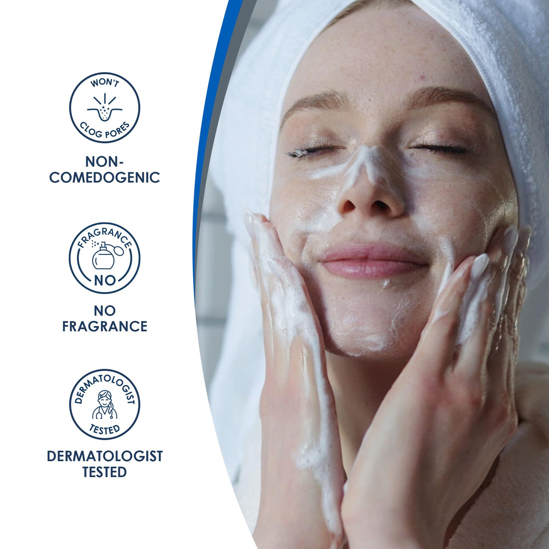 Vanicream Gentle Facial Cleanser with Pump Dispenser - 8 fl oz - Formulated Without Common Irritants for Those with Sensitive Skin