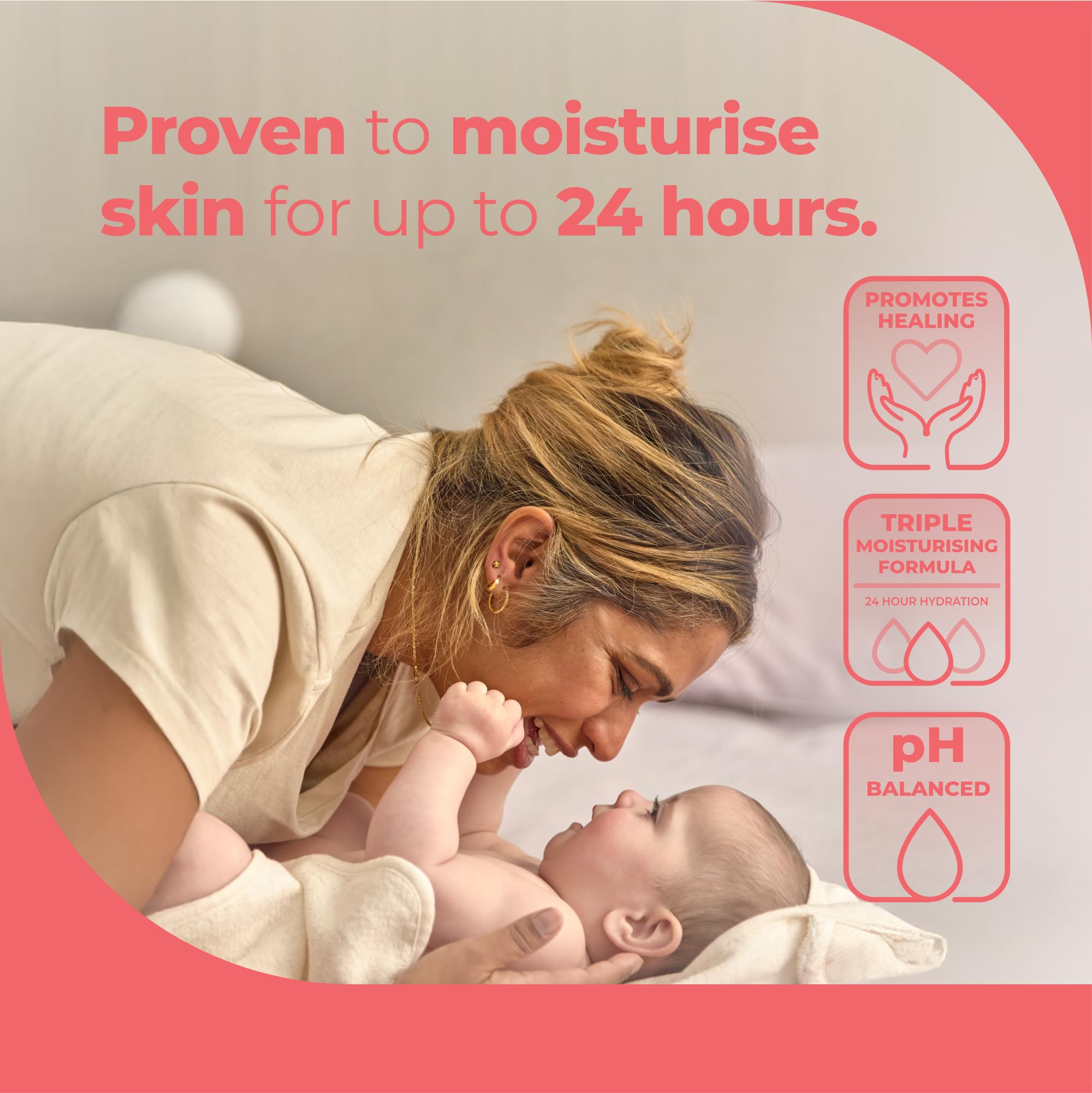 QV Baby Moisturising Cream, 500g - Rich Moisturising Cream With Glycerin and Vitamin B3 For Babies and Newborn, Non-Greasy For Sensitive Skin, with 24-Hour Protection, Baby Moisturiser, pH-balanced Halalzen