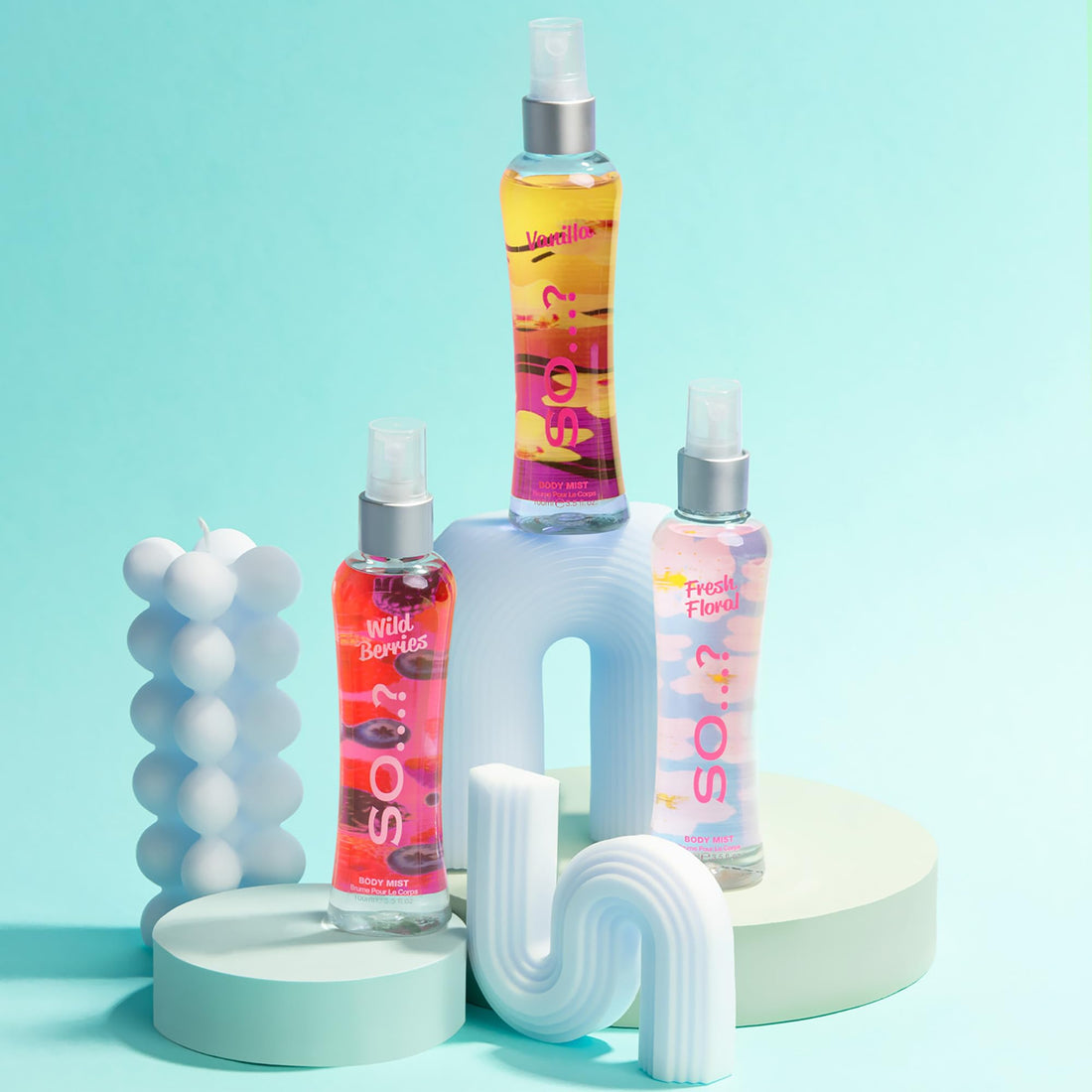 Body Mist By So…? Womens Vanilla Body Mist Fragrance Spray, Travel Size, 100 ml, 1 piece Halalzen