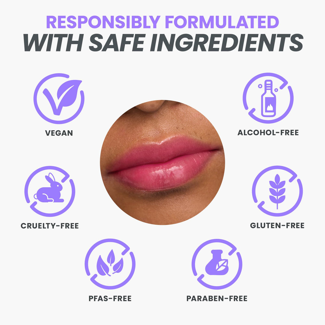 Wonderskin Lip Oil Rehab Serum - Tinted Lip Oil, Hydrating, Moisturizing, and Non-Sticky Deep Red Tint Serum for Dry Lips (Honey) Halalzen