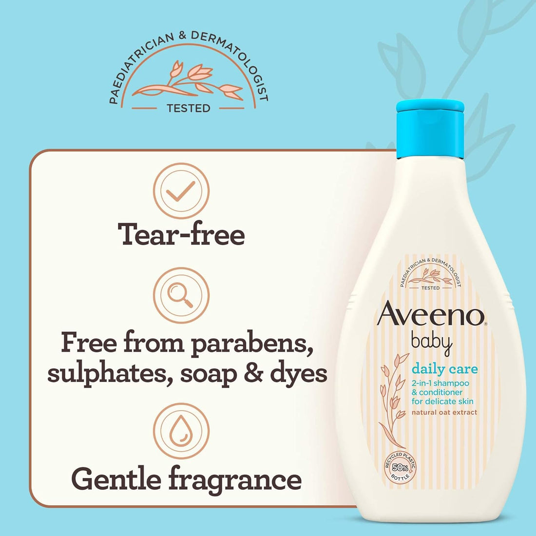 AVEENO® Baby Daily Care 2-in-1 Shampoo & Conditioner 250ml