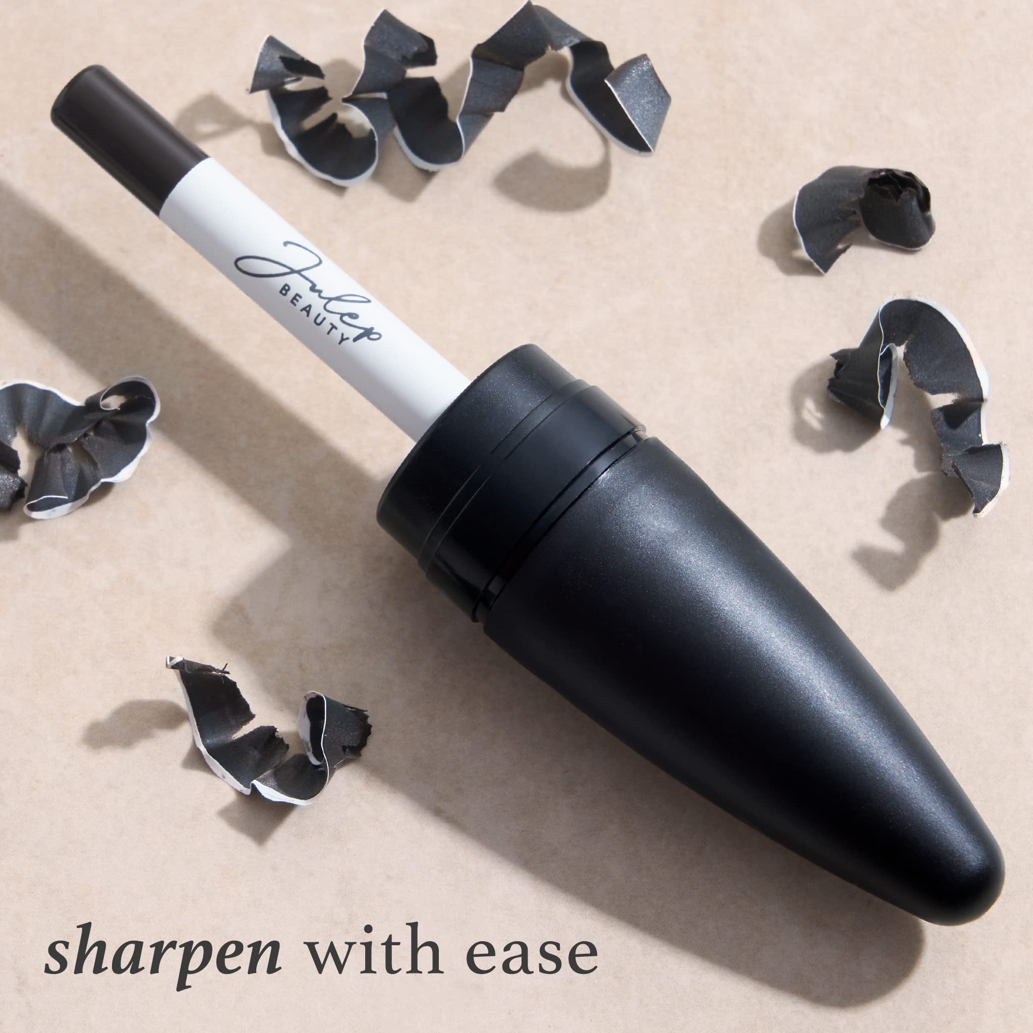 Julep When Pencil Met Gel Sharpenable Longwear Gel Eyeliner Pencil (Soft Black) High-Performance, Waterproof, Transfer & Smudge Proof Eyeliner Halalzen
