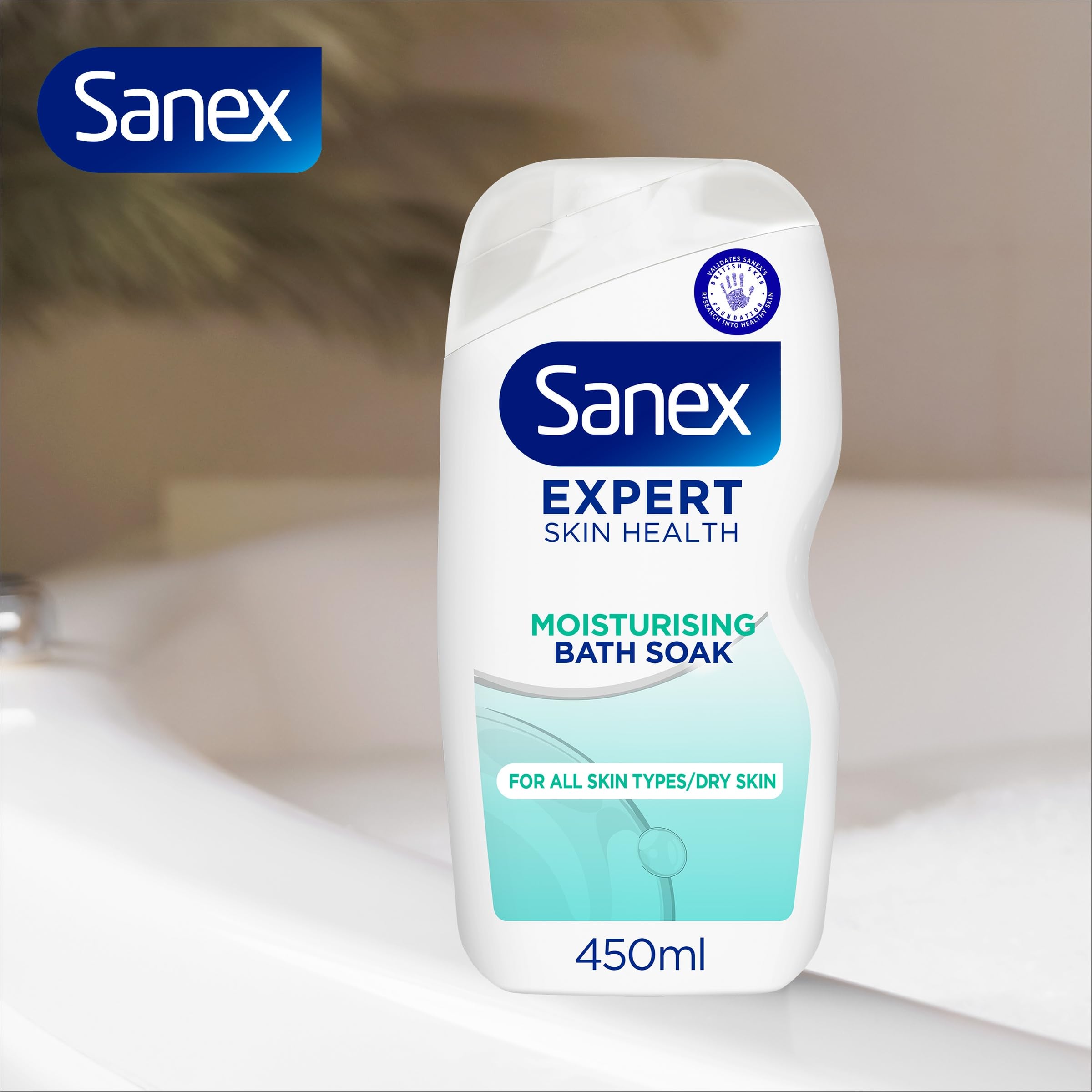 Sanex Body Wash - Expert Skin Health - Hypoallergenic Shower Gel - Dermatologist Tested Gentle For Very Sensitive Skin - Multipack - 6 Pack - 450ml Bottles