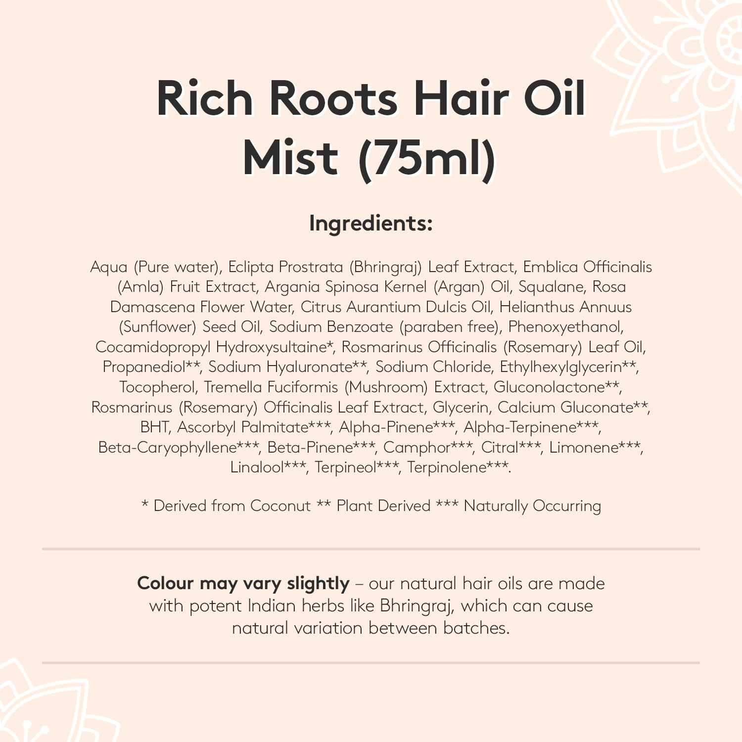 Delhicious Amla Hair Oil & Rosemary Oil Conditioner for Hair Growth - Rich Roots Vegan Conditioner for Thinning Hair, Damaged Hair, Dry Scalp - Shea Butter & Argan Oil - Ayurveda, Sulphate Free, 250ml