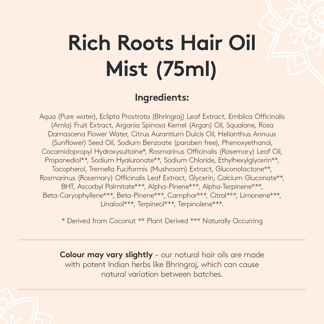 Delhicious Amla Hair Oil & Rosemary Oil Conditioner for Hair Growth - Rich Roots Vegan Conditioner for Thinning Hair, Damaged Hair, Dry Scalp - Shea Butter & Argan Oil - Ayurveda, Sulphate Free, 250ml