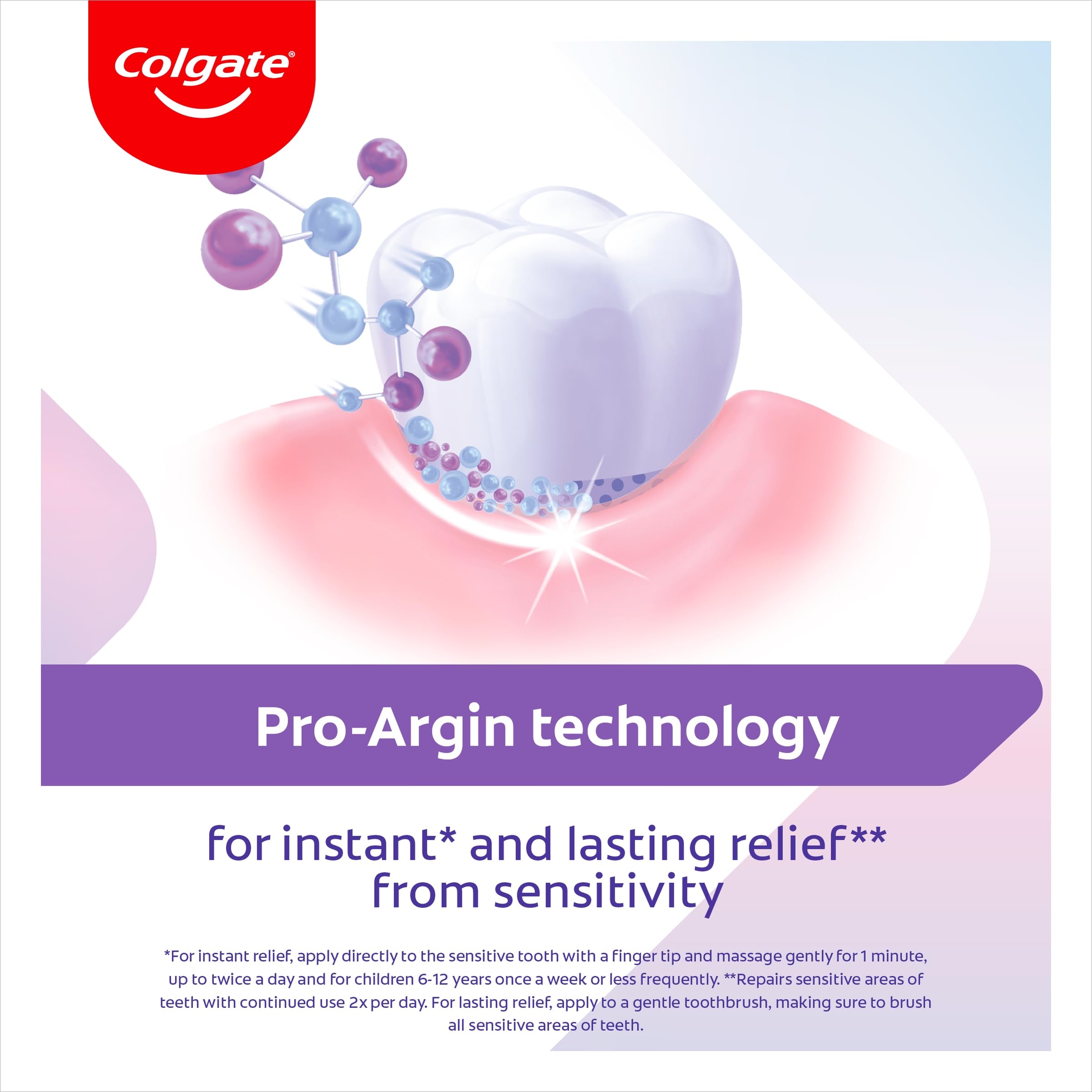 Colgate Sensitive Repair & Prevent + Gentle Whitening Toothpaste 75ml, Toothpaste for Sensitive Teeth, Acts in 1 Minute, Seals and Repairs Sensitive Areas of Teeth, Prevents Pain Coming Back