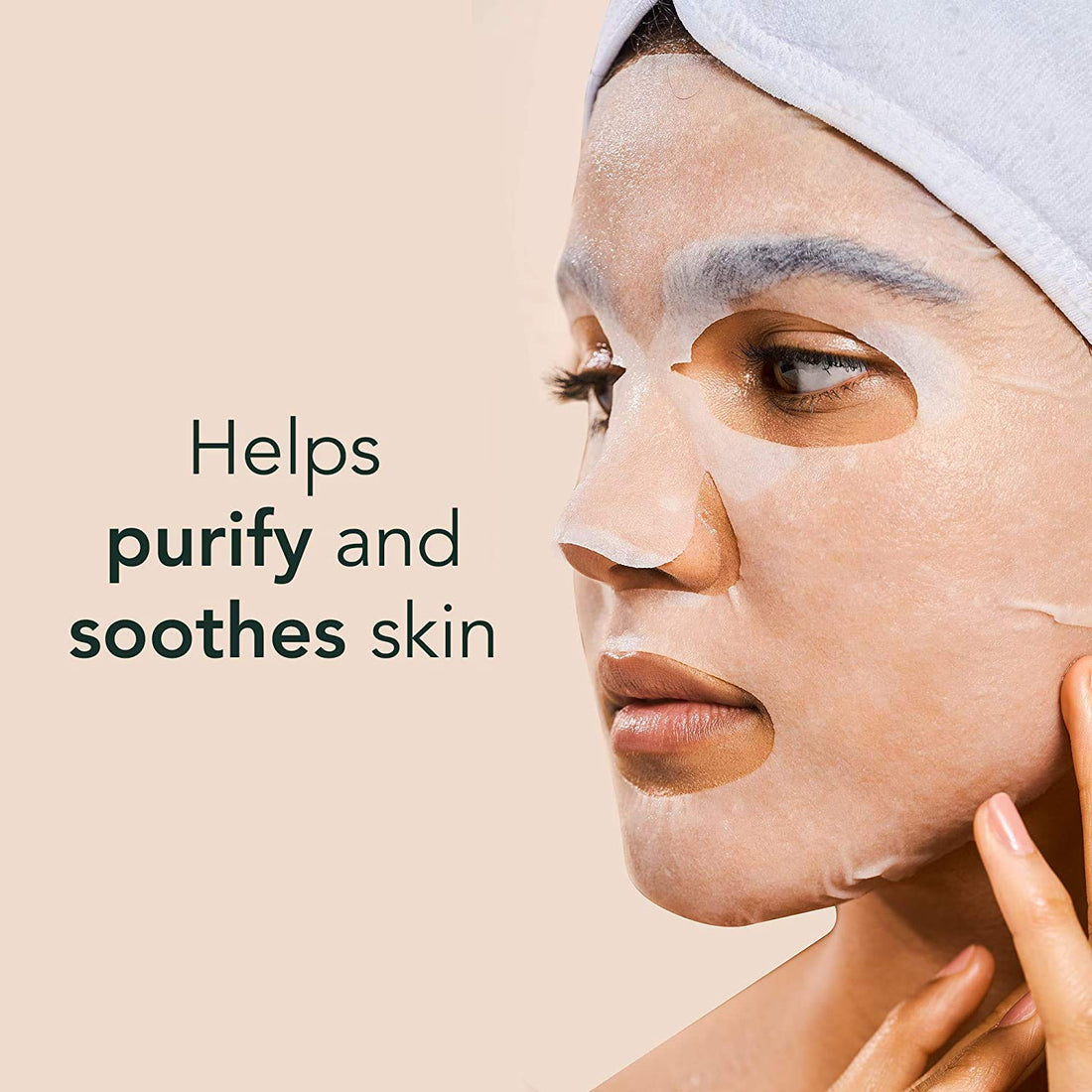 Rael Face Mask Skin Care, Collagen Face Masks - Bamboo Facial Sheet Mask, Korean Skincare, with Collagen Essence and Fruit Extracts, Nourishing and Moisturizing, All Skin Types (Collagen, 5 Sheets) Halalzen