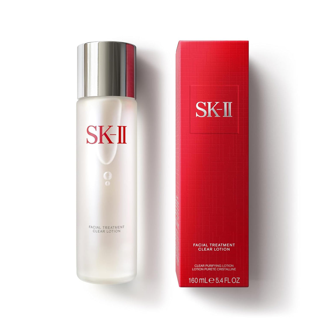Lotion transparente pour le visage SK-II - Tonique hydratant pour le visage aux AHA pour exfolier et améliorer visiblement le grain de peau - Tonique doux pour le visage à l'acide salicylique et lactique pour un teint plus uniforme (160 ml)