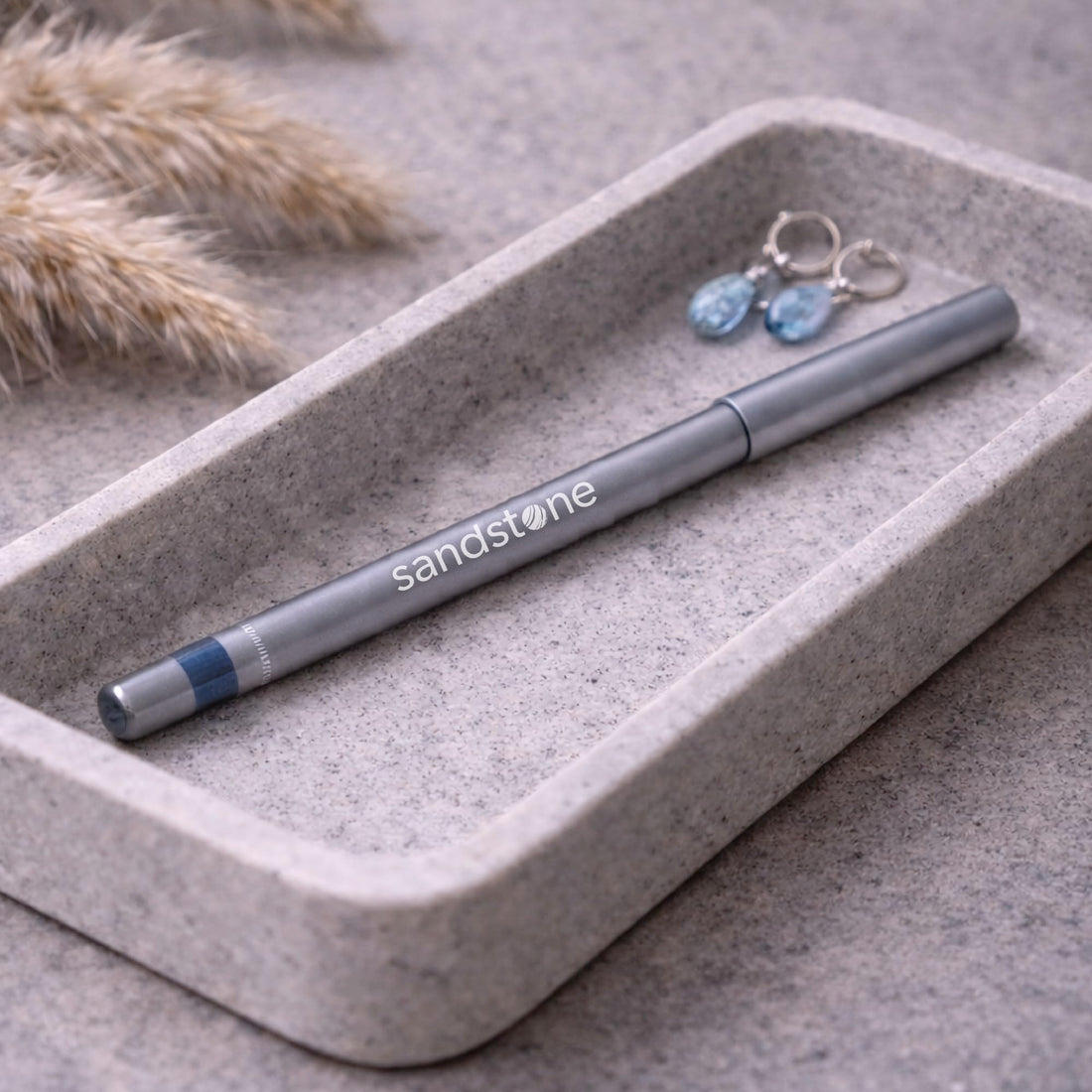 Sandstone Scandinavia Waterproof Eyeliner Pencil - Long-Lasting Gel Eye Liner for Sensitive Eyes - Hypoallergenic & Smudge-Proof - Fragrance-Free, Vegan & Allergy Tested (Black) Halalzen