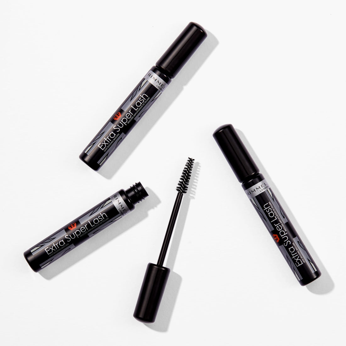 RIMMEL LONDON - Extra Super Lash Building Mascara - Defines, Lengthen & Curl Lashes - With Hydrogel For Healthy Looking Finish - Enriched With Vitamin E - No Clumping - 101 Black Black Halalzen