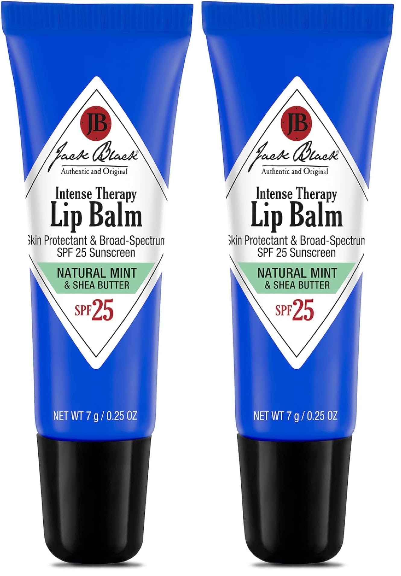 Jack Black Intense Therapy Lip Balm, 0.25-Oz. – SPF 25 Sun Protection, Lip Moisturizer, Hydrating Lip Balm with SPF, Lip Sunscreen Halalzen