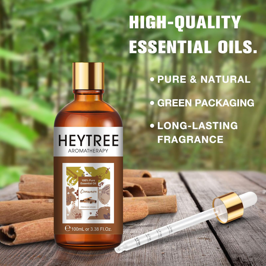 Peppermint Essential Oil 100ml - Pure Natural Essential Oils Strong,Fresh Minty Scent Increases Clarity - Perfect for Aromatherapy,Diffuser, Clear Breathing-Strong Peppermint Oil