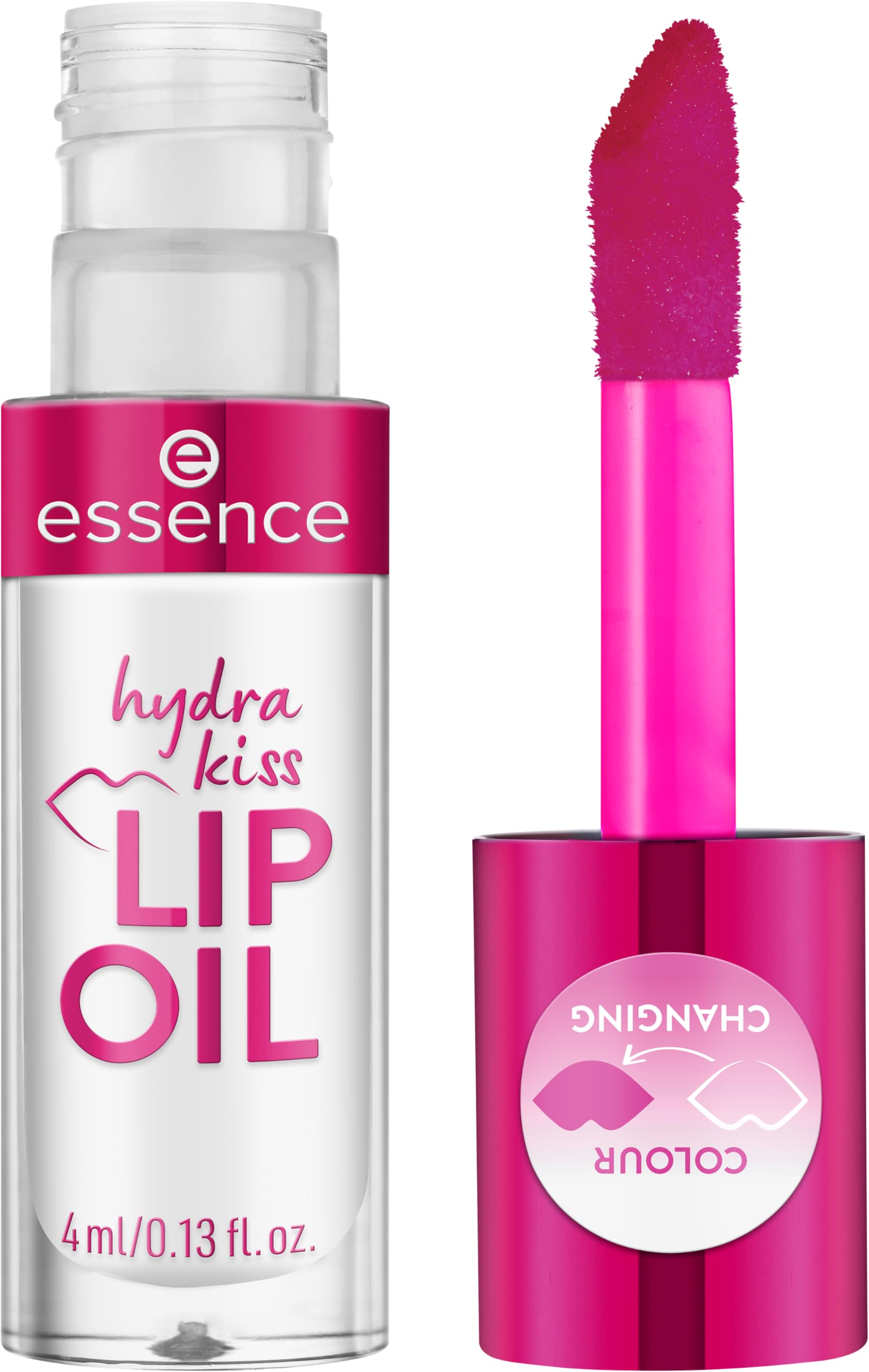 essence hydra kiss LIP OIL, moisturizing/hydrating, caring, with oils, shiny, dewy (4ml)