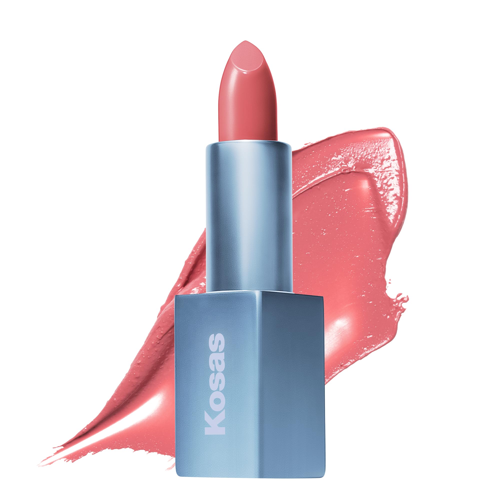 Kosas Weightless Lip Color Nourishing Satin Lipstick - High Impact Lip Color with Clean Formula - Comfy Feel & Soft Finish - Fantasy Life