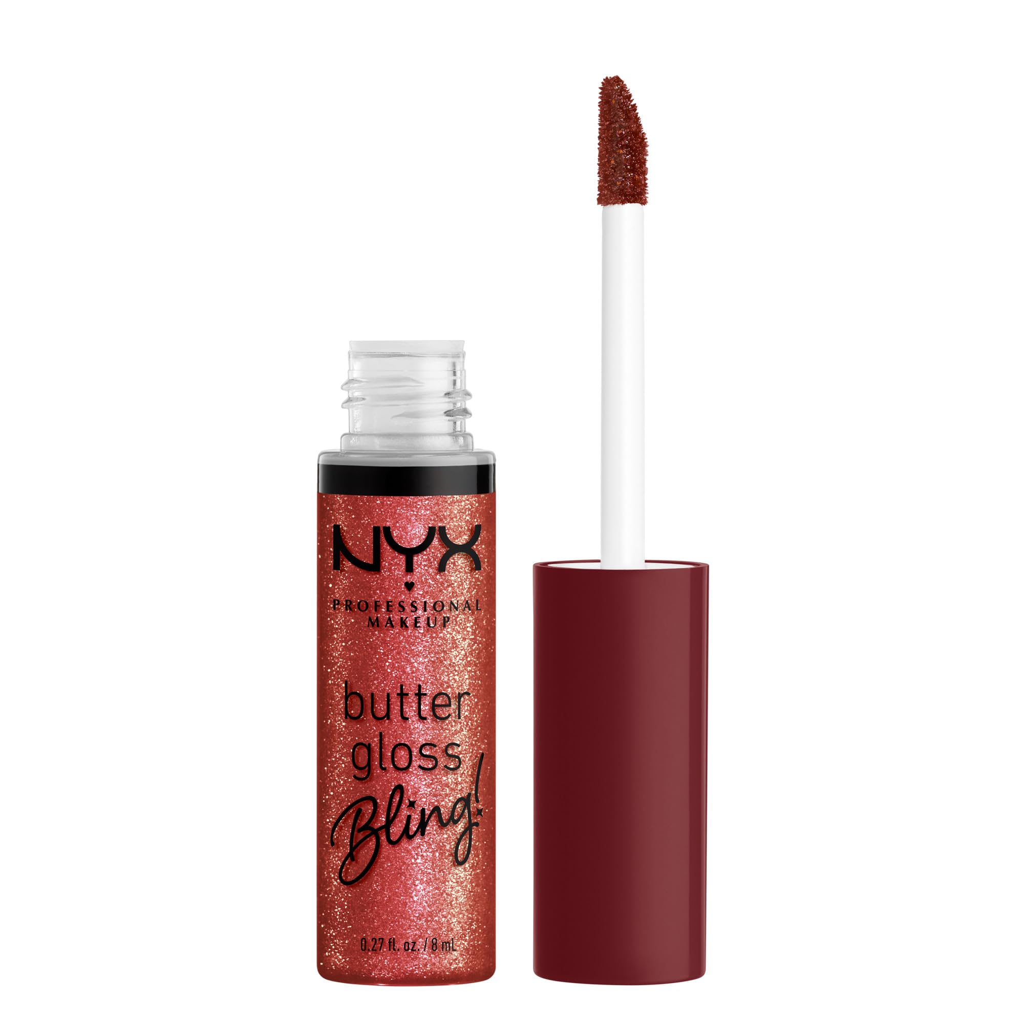 NYX PROFESSIONAL MAKEUP Butter Gloss, Non-Sticky Lip Gloss - Madeleine (Mid-Tone Nude)