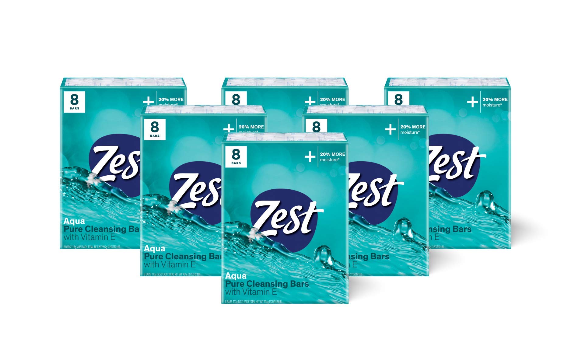 Zest Bar Soap - 8 Bars - Enriched With Cocoa Butter And Shea for Ultra Moisturizing Cleansing - Leaves Your Body Feeling Silky Smooth And Deeply Moisturized
