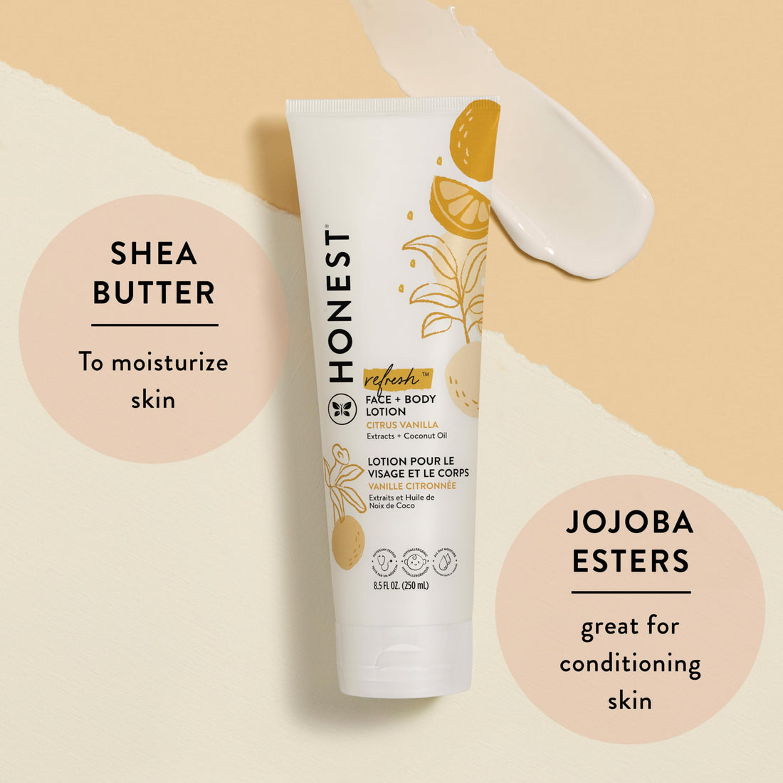 The Honest Company Hydrating Face Body Lotion, Fast Absorbing, Naturally Derived, Hypoallergenic, Lavender Calm, 8.5 fl oz Halalzen
