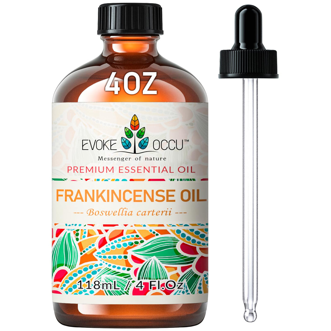 EVOKE OCCU Jasmine Essential Oil 118ml, Pure Jasmine Oil for Aromatherapy Diffuser Candle Soap Making- 4 FL Oz