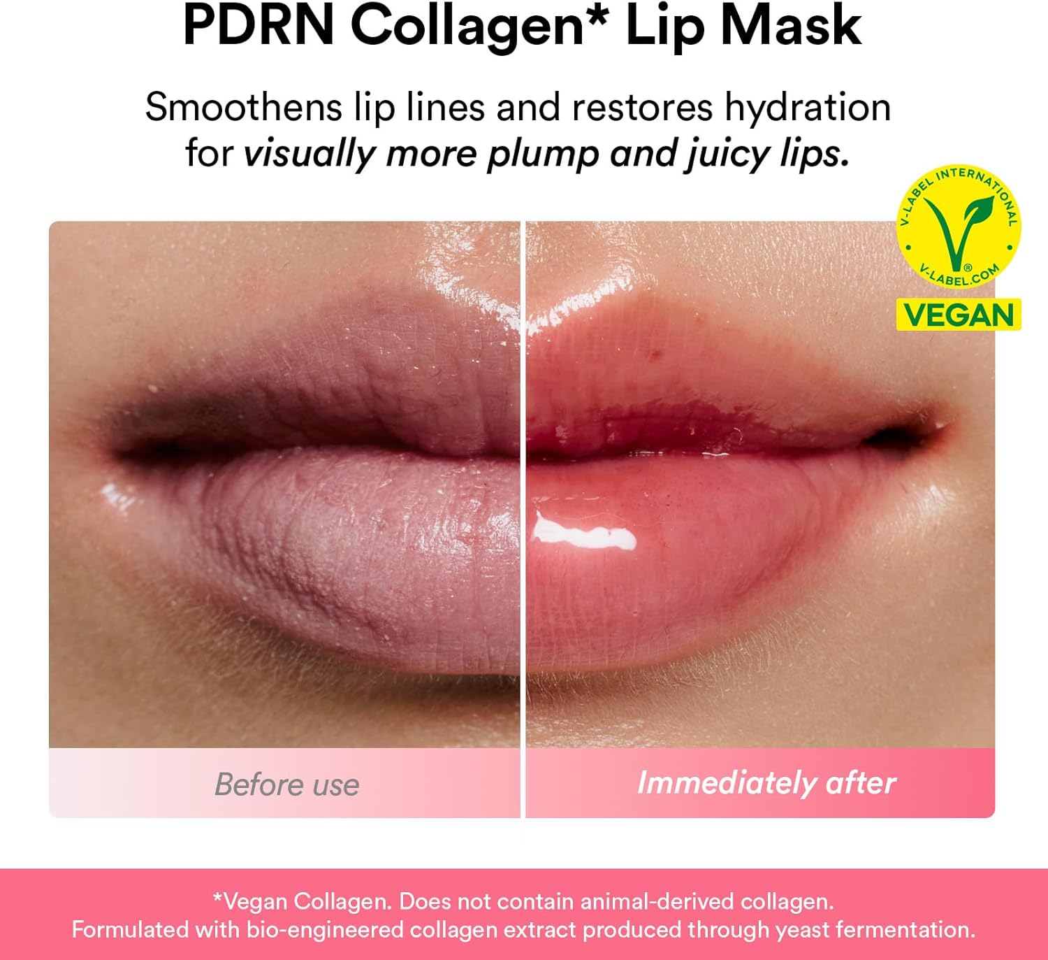 Abib PDRN Collagen Lip Mask Glazed Jelly 0.38 fl oz | Korean Lip Butter Balm Overnight Sleeping Mask Hydrating Care Moisturizer Treatment for Flakey, Dry Lips Halalzen
