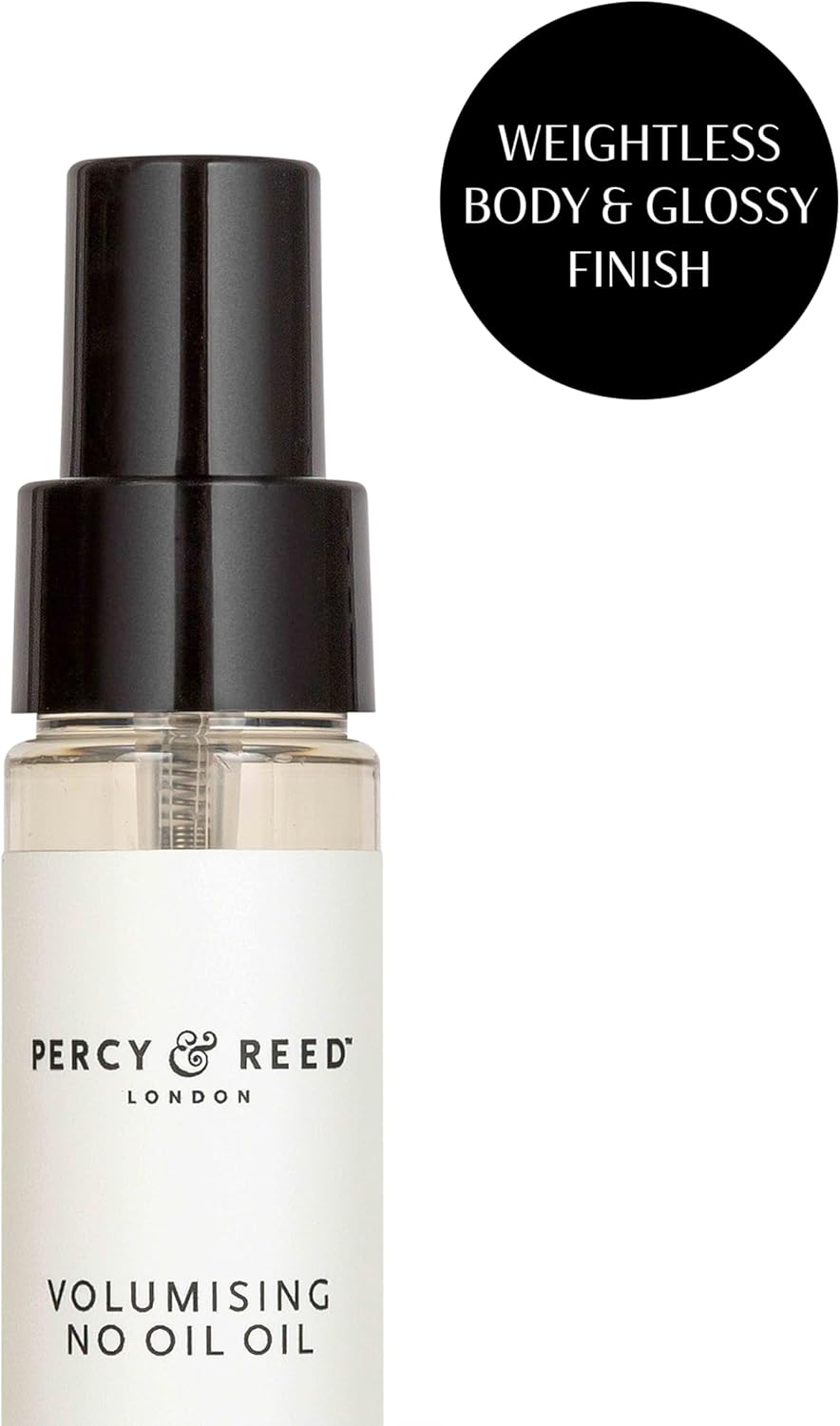 Percy & Reed Volumising No Oil Oil 60ml, Lightweight Hair Serum, Hair Thickening Serum for Fine Strands, Smooths Frizz, Adds Shine, Heat Protection, Sulphate & Paraben Free