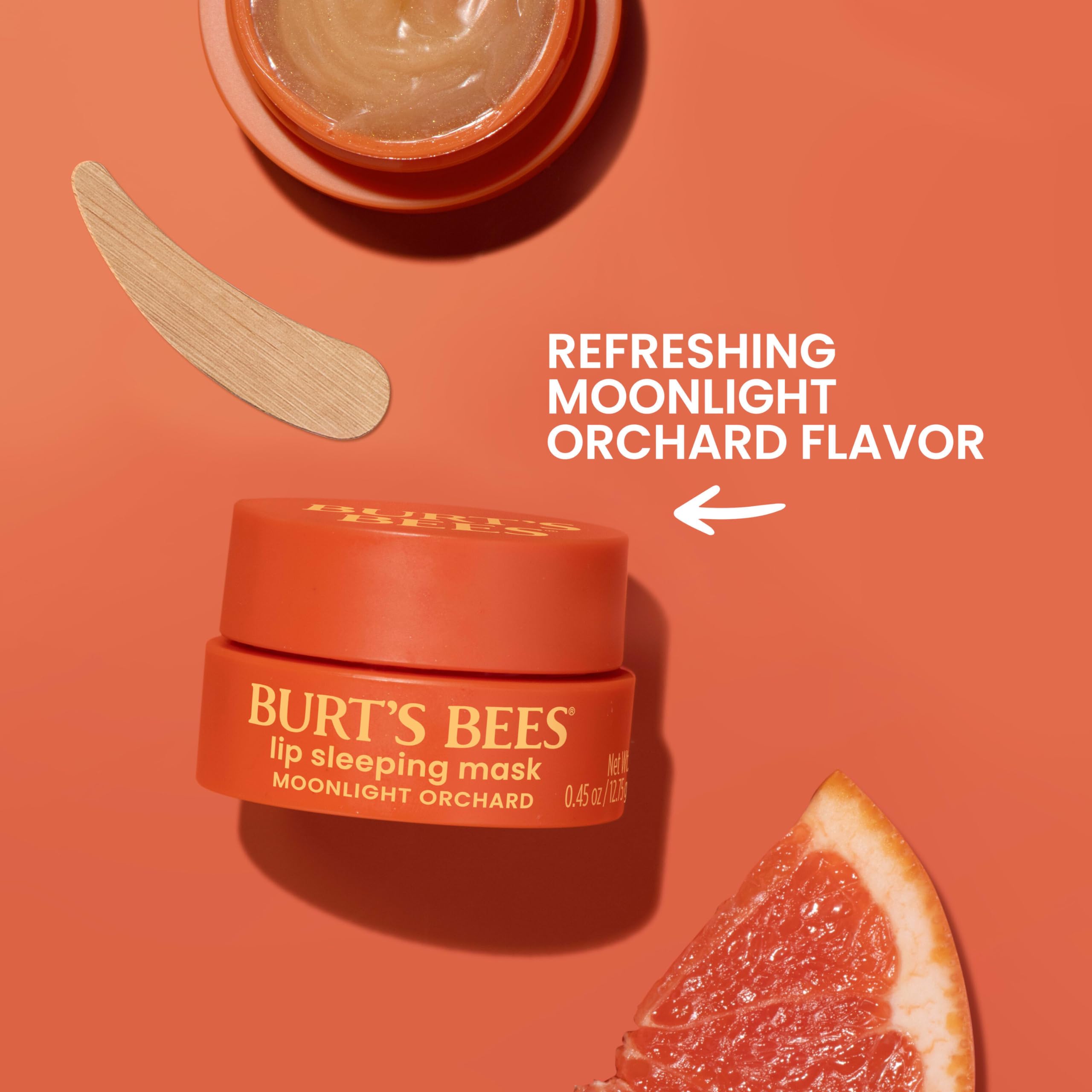 Burt’s Bees Lavender Vanilla Lip Sleeping Mask, With Hyaluronic Acid and Squalane Moisturizer To Instantly Hydrate Lips, Overnight Mask and Treatment, 0.45 oz. Halalzen