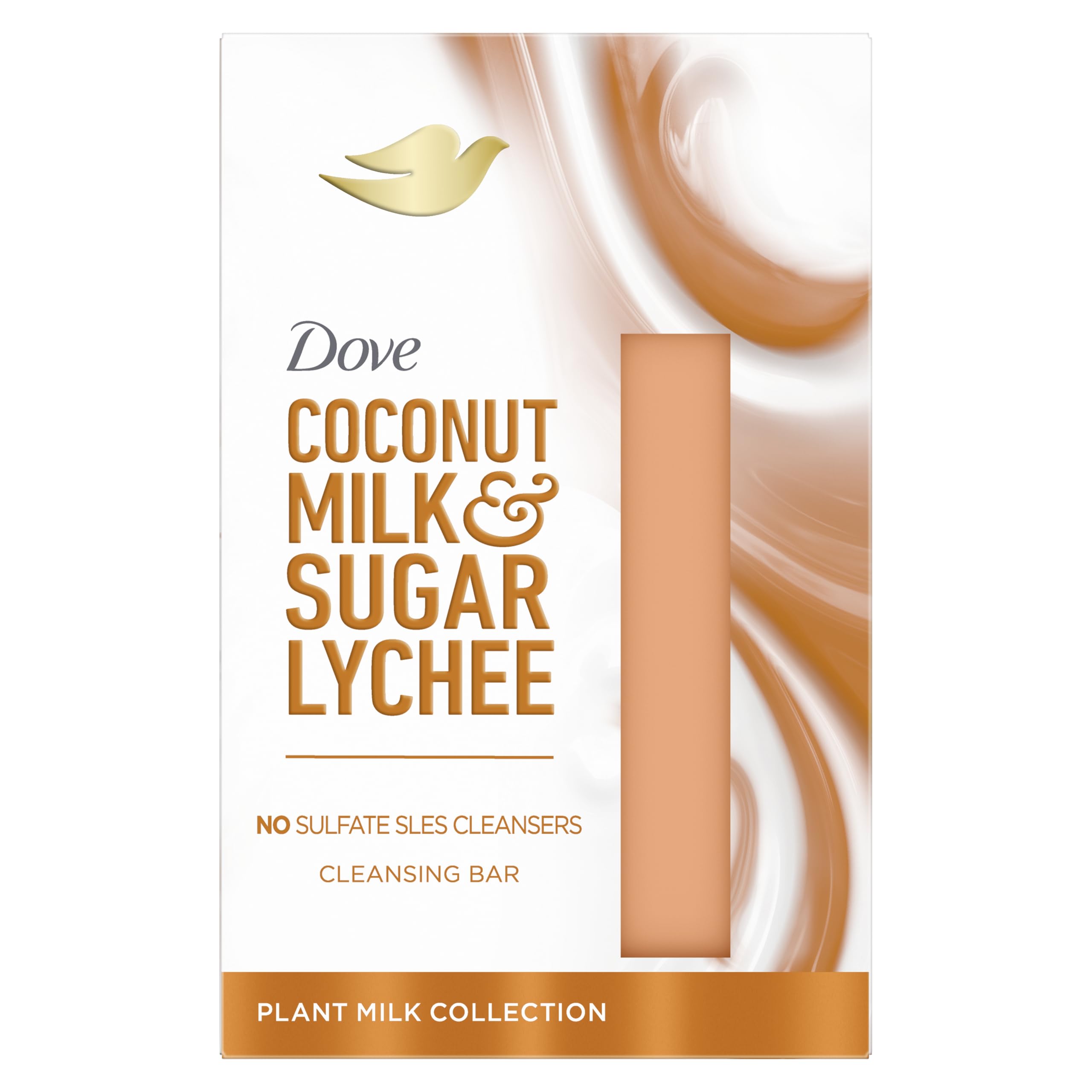 Dove Coconut Milk & Sugar Lychee whole body bar enriched with plant milk Beauty Bar Bar Soap for soft and smooth skin 141 g Halalzen