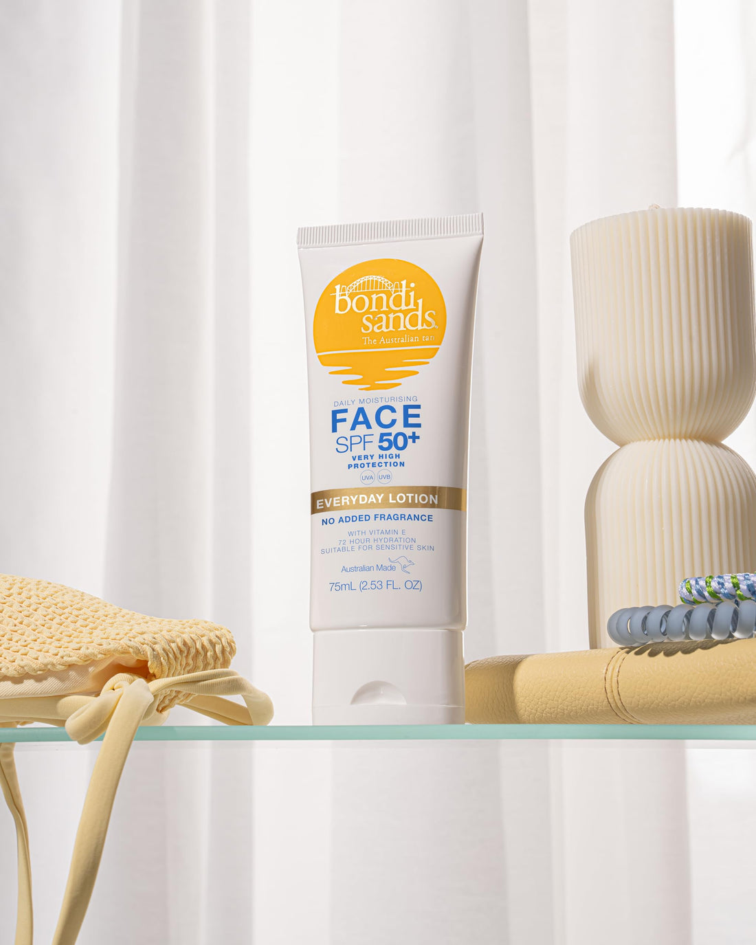Bondi Sands Fragrance Free Sunscreen Lotion SPF 50+ | Non-Greasy Broad-Spectrum Formula Moisturises, Soothes, and Protects Skin, Water Resistant Up To 4 Hours + Cruelty Free | 150 mL/5.07 Oz