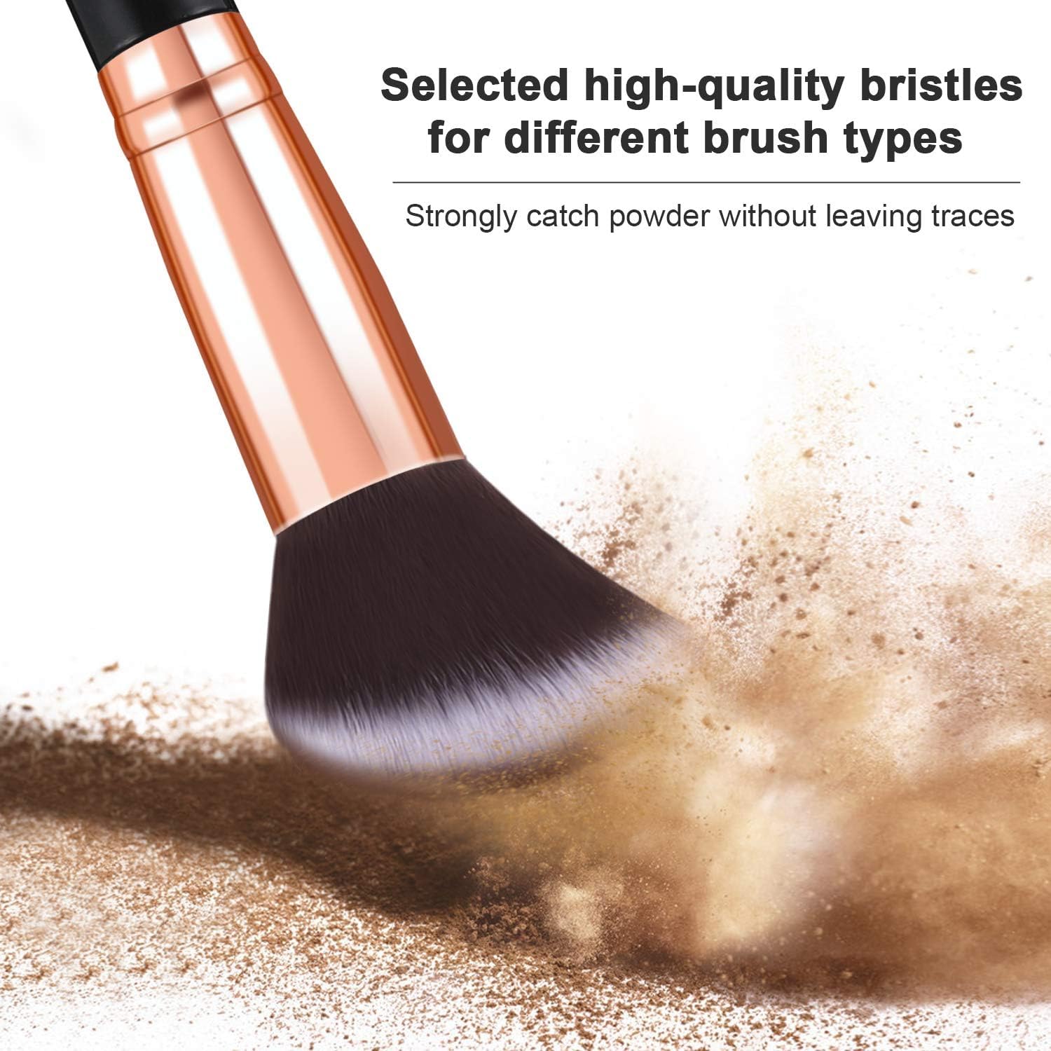 Makeup Brushes 10Pcs Marble Makeup Brush Set Foundation Powder Blush Blending Eyeshadow Brushes Sets Halalzen