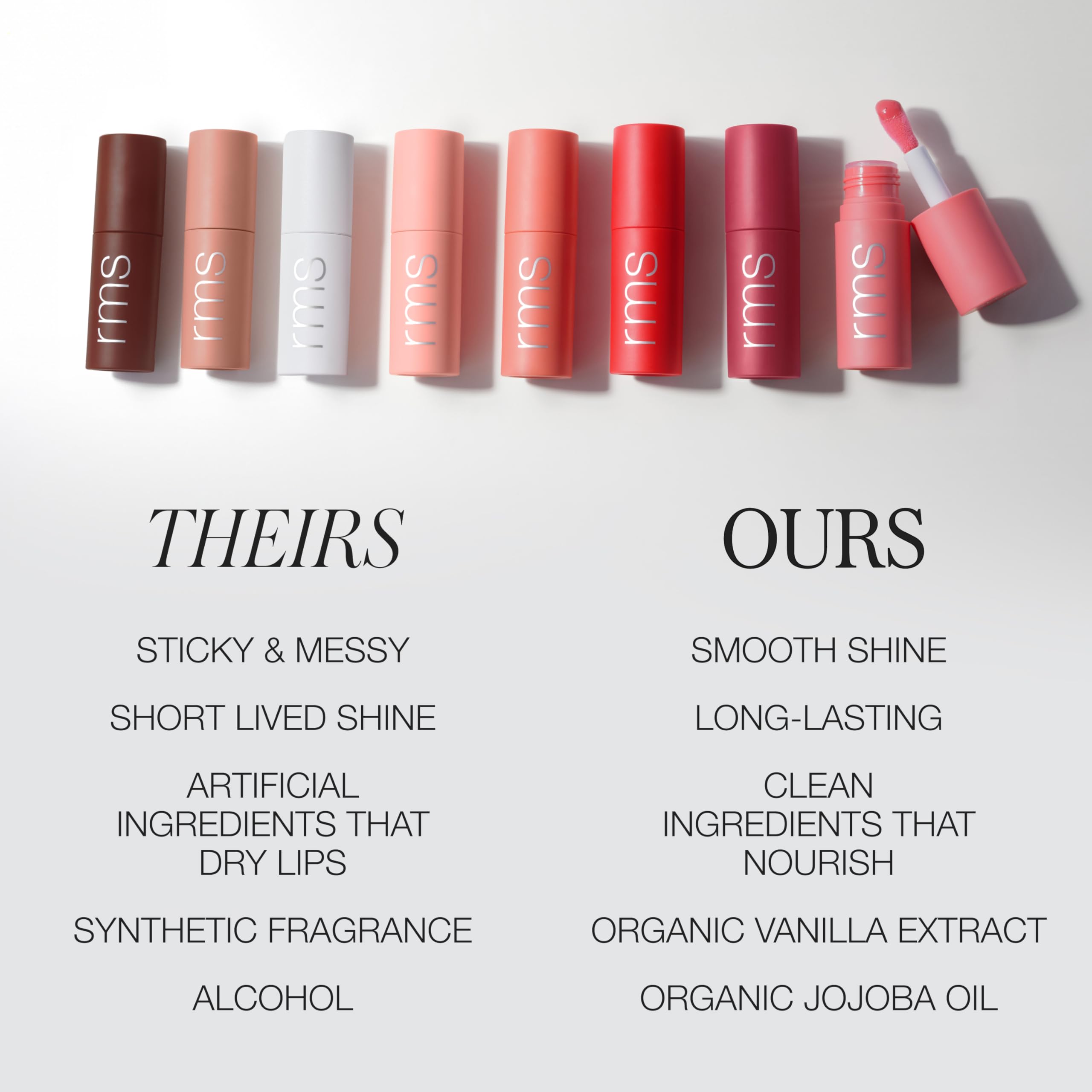 RMS Beauty Legendary Lip Oil – 8-Hour Hydrating Lip Gloss & Tint – Nourishing Organic Jojoba & Cherry Seed Oil – High-Shine, Non-Sticky, Skincare-Infused Lip Color – 0.17 fl oz Halalzen