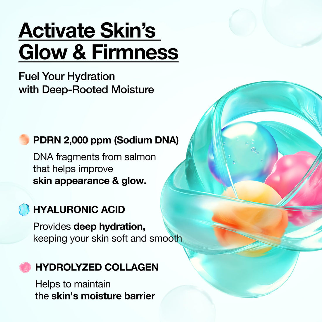 ANUA PDRN Collagen Glow Facial Serum Spray, Hydrating Face Mist, Hyaluronic Acid, dewy glass finish, All Skin Types, Instant Plumping Hydration, Firming Care, Korean Skincare, 3.38 fl oz Halalzen