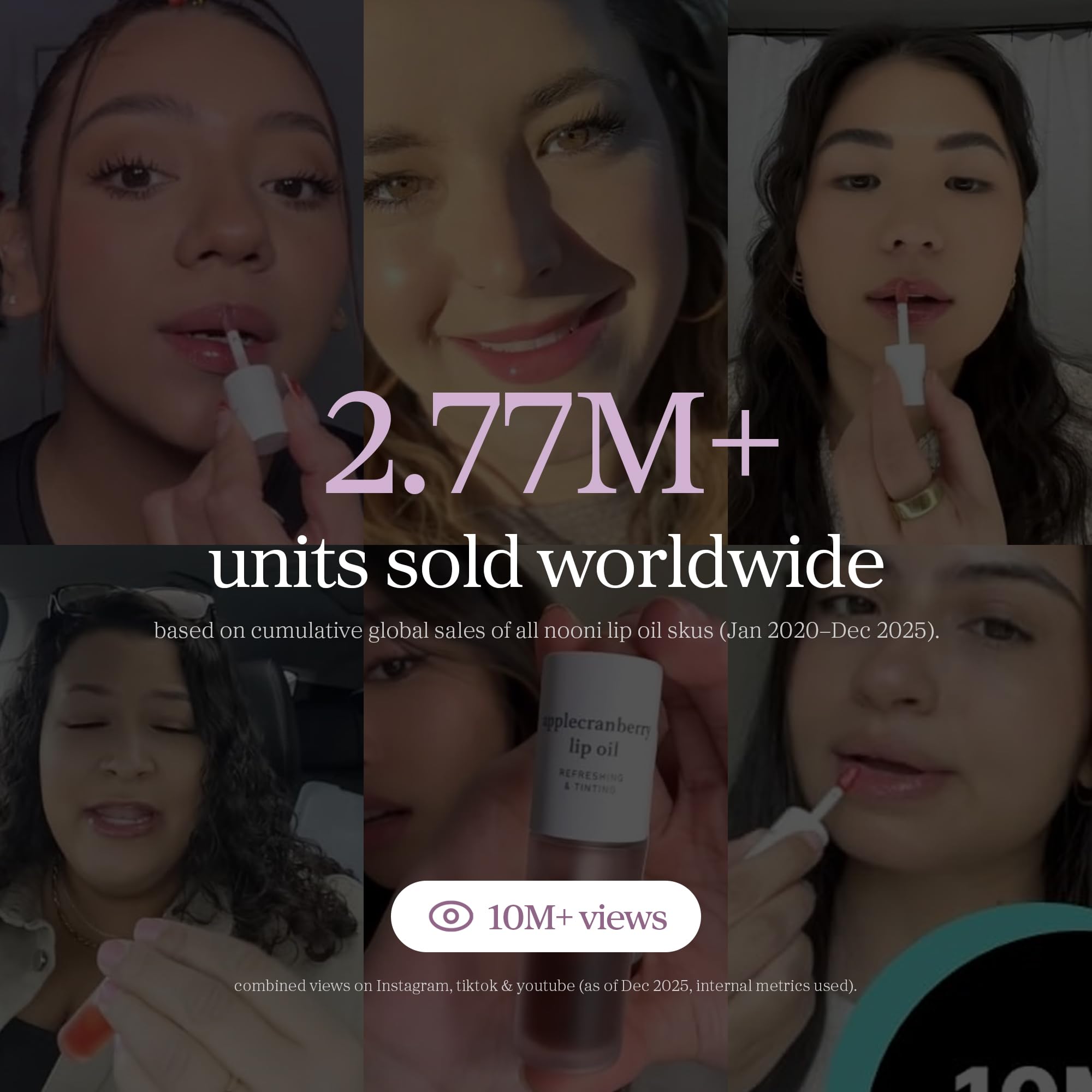 NOONI Korean Lip Oil - Applepeony | Long-Lasting, Moisturizing, Plumping, Revitalizing for Dry Lips, Waterproof, No Peel Off, Hydrating Lip Stain, Stocking Stuffers, Cute Stuff, 0.12 FL Oz Halalzen