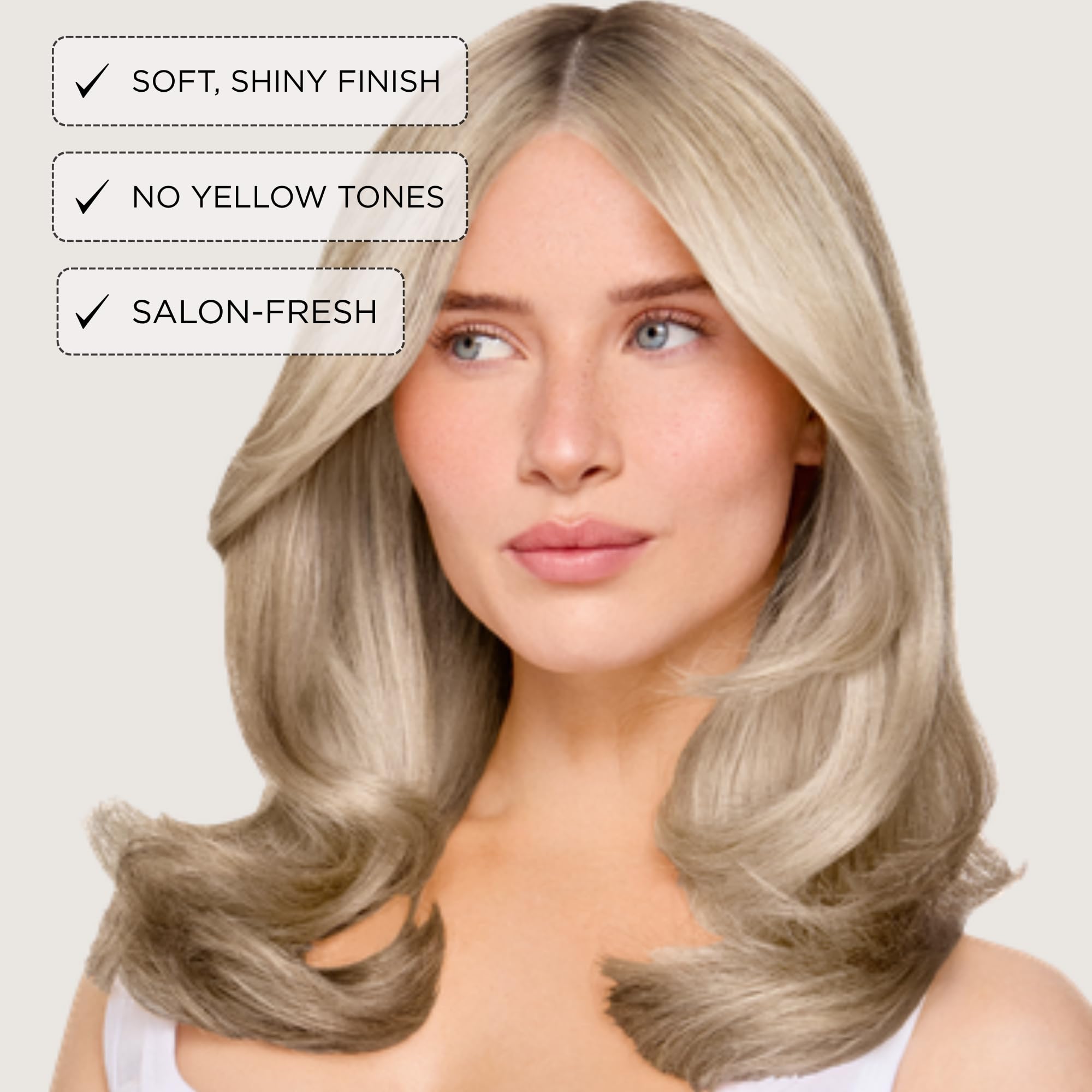 Jerome Russell Bblonde SILVER Hair Toner | Non-Permanent Violet Toner | Neutralises Yellow & Brassy Tones | Salon-Quality Cool Blonde Results | Vegan | 75ml
