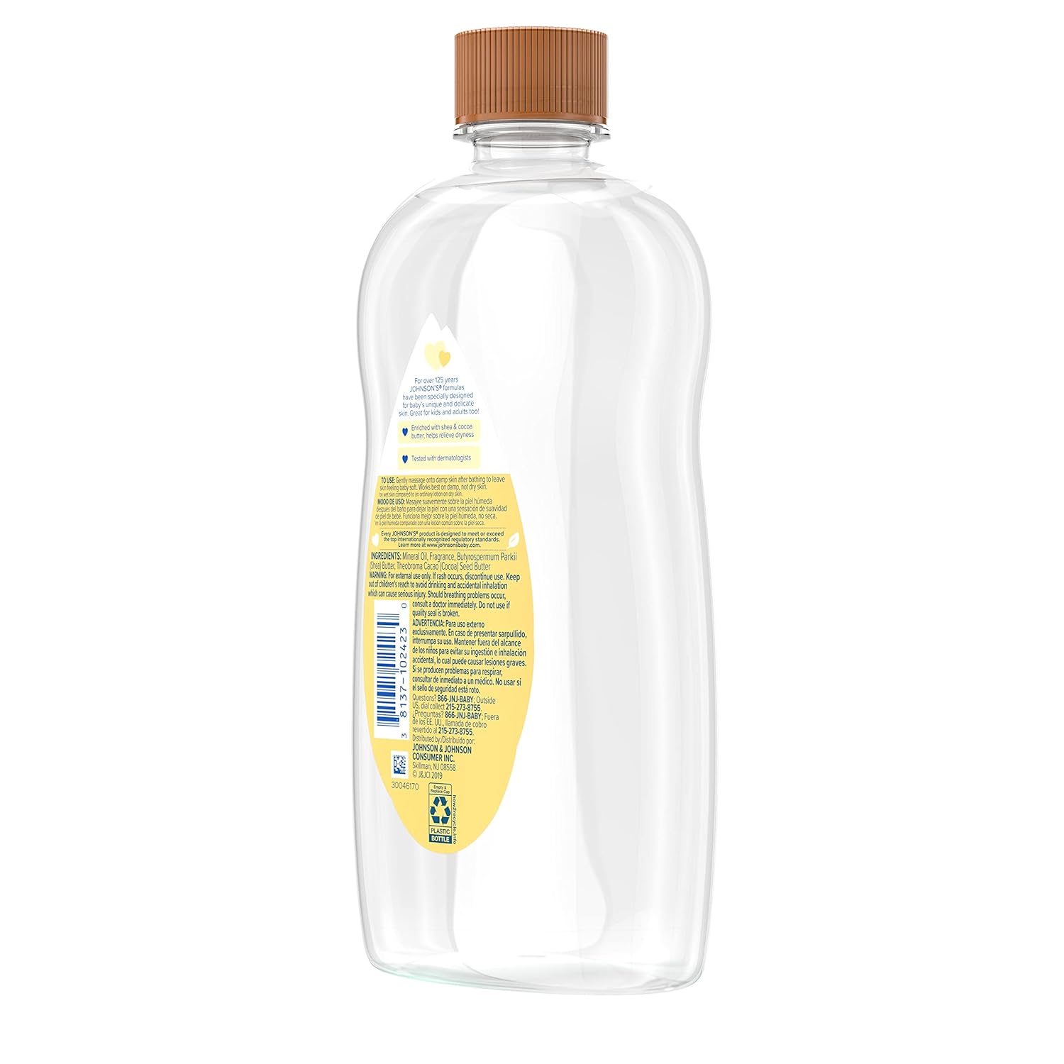 Johnson's Baby Oil With Shea & Cocoa Butter, 20 Fl. Oz Halalzen