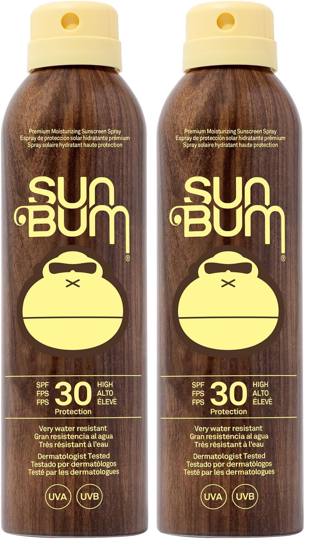 Sun Bum Original SPF 30 Sun Cream Spray, Moisturizing Sunscreen with Vitamin E, Vegan and Reef Friendly, Broad Spectrum UVA/UVB Protection, 200ml