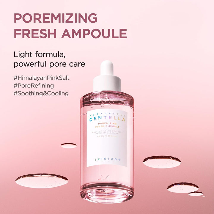 SKIN1004 Madagascar Centella Poremizing Fresh Ampoule 3.38 fl. oz(100ml) | Soothing Hydration | Oily Combination Skin Halalzen