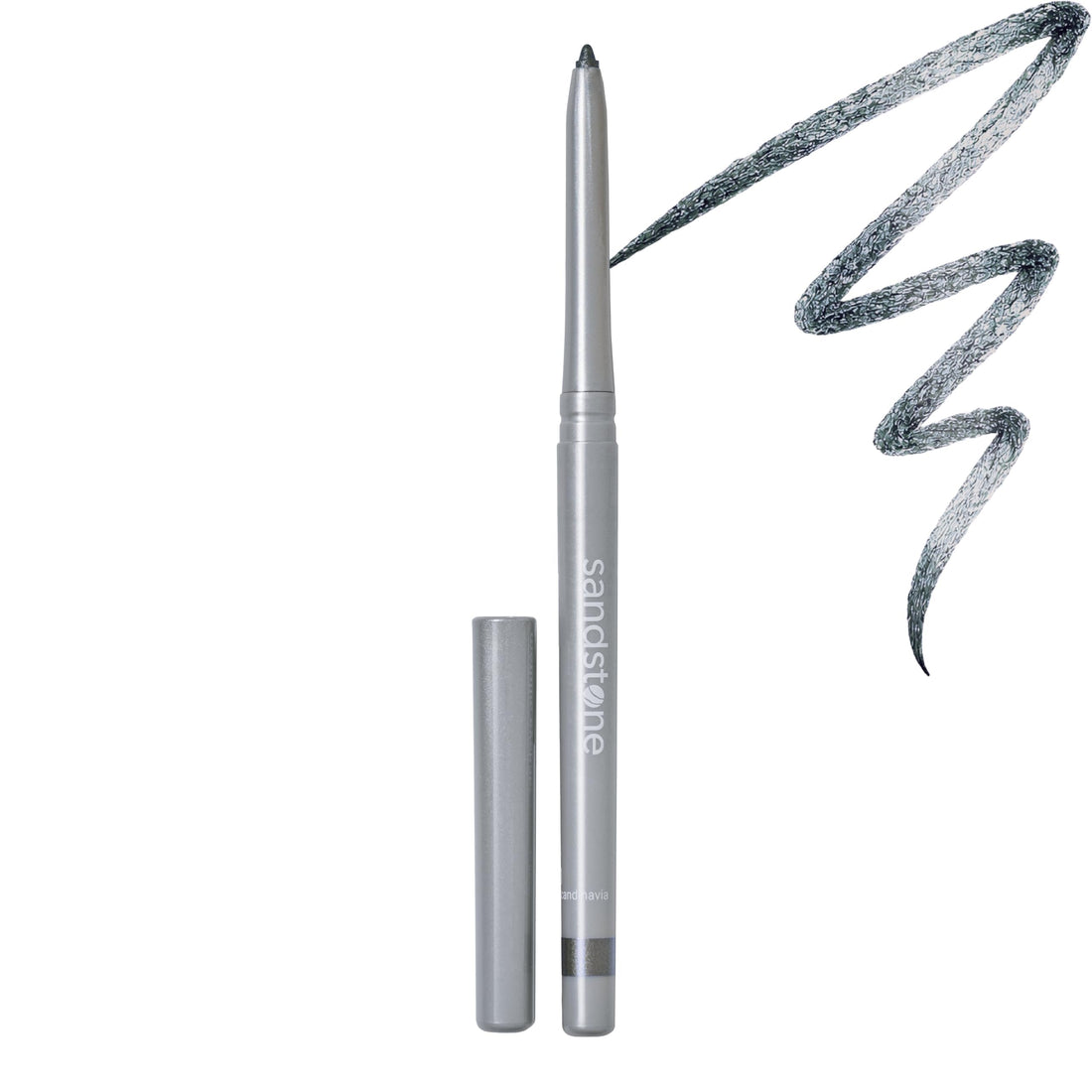 Sandstone Scandinavia Waterproof Eyeliner Pencil - Long-Lasting Gel Eye Liner for Sensitive Eyes - Hypoallergenic & Smudge-Proof - Fragrance-Free, Vegan & Allergy Tested (Black) Halalzen