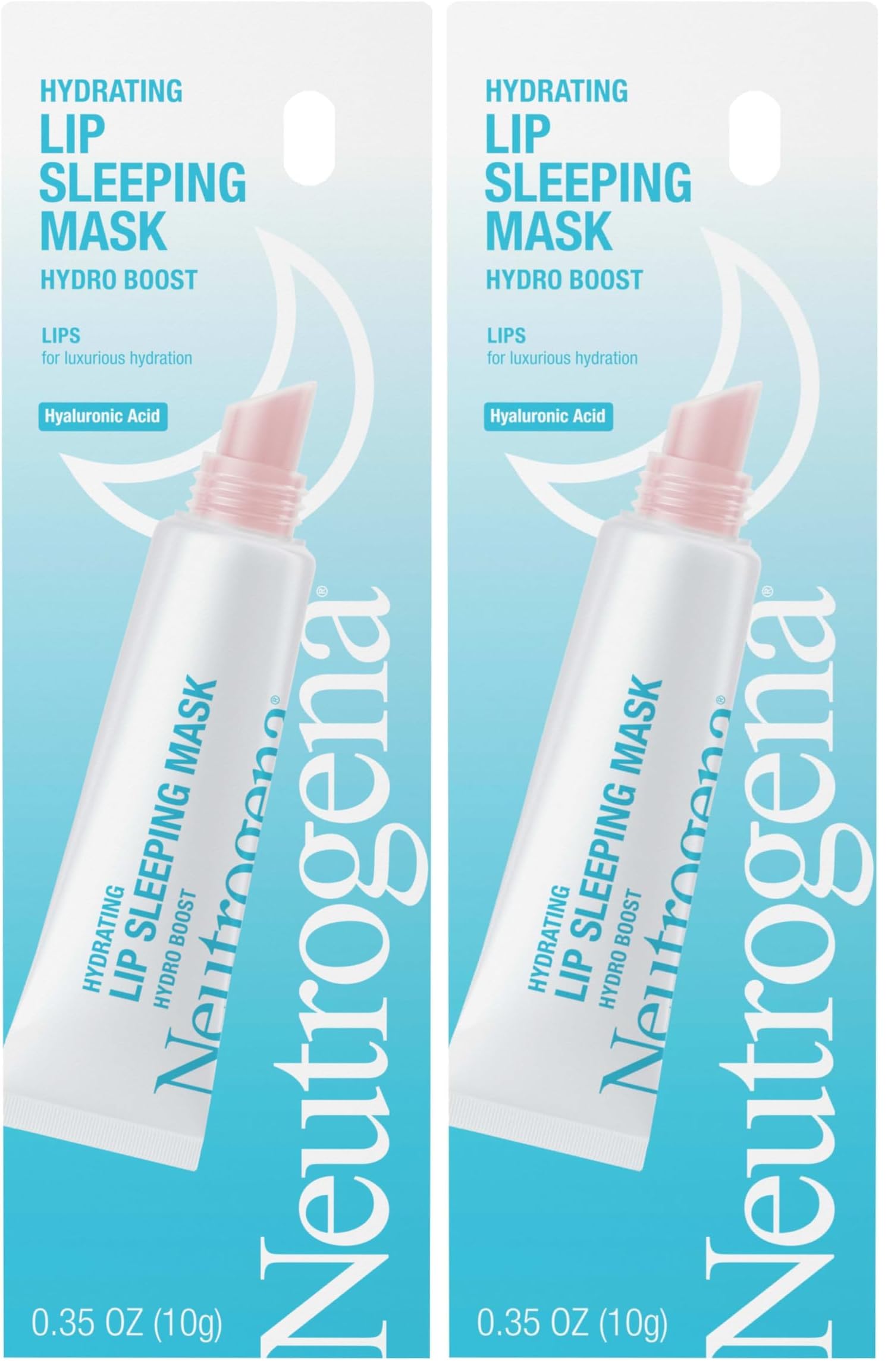 Neutrogena Hydro Boost Hydrating Lip Sleeping Mask with Hyaluronic Acid, Clear Overnight and Daily Moisturizing Treatment for Very Dry Lips, Fragrance Free Squeeze Tube Lip Balm, 0.35 oz Halalzen