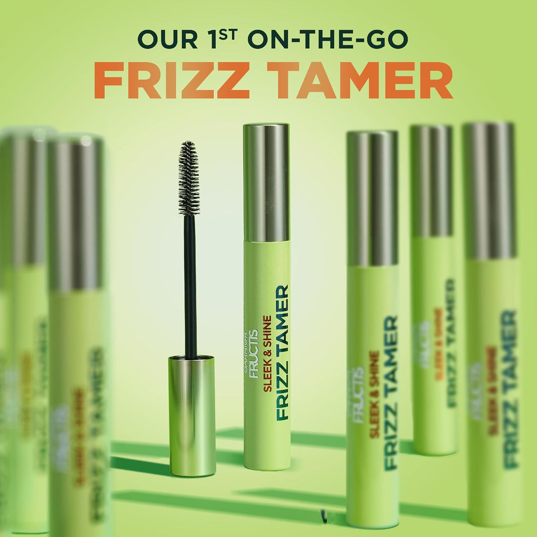 Garnier Fructis Sleek & Shine Frizz Tamer Slicking Hair Serum Wand for Frizz and Flyaways, 0.27 Fl Oz Halalzen