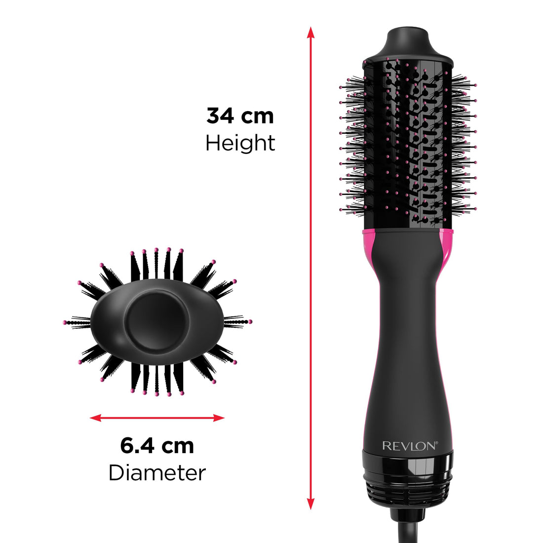 Revlon Hair Tools RVHA6017UK Tangle Free Hot Air Styler, Black Halalzen