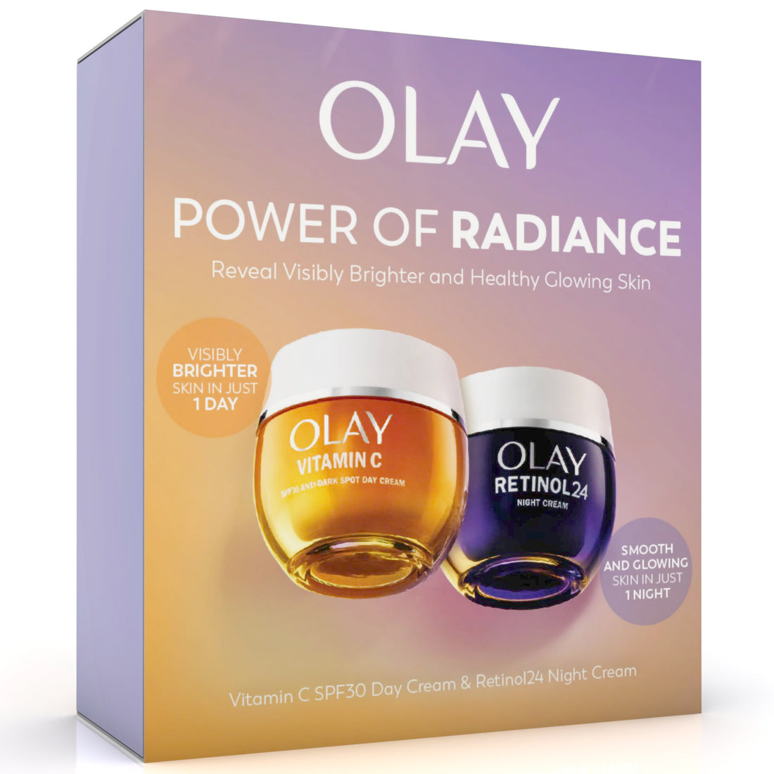 Olay Vitamin C Serum for Face, Skincare with AHA and Niacinamide at 99 Percent Purity, Brightening Skin Care with 3 Actions: Anti Dark Spot Action, Evens, Hydrates, Non Greasy, Non Sticky, 40ml