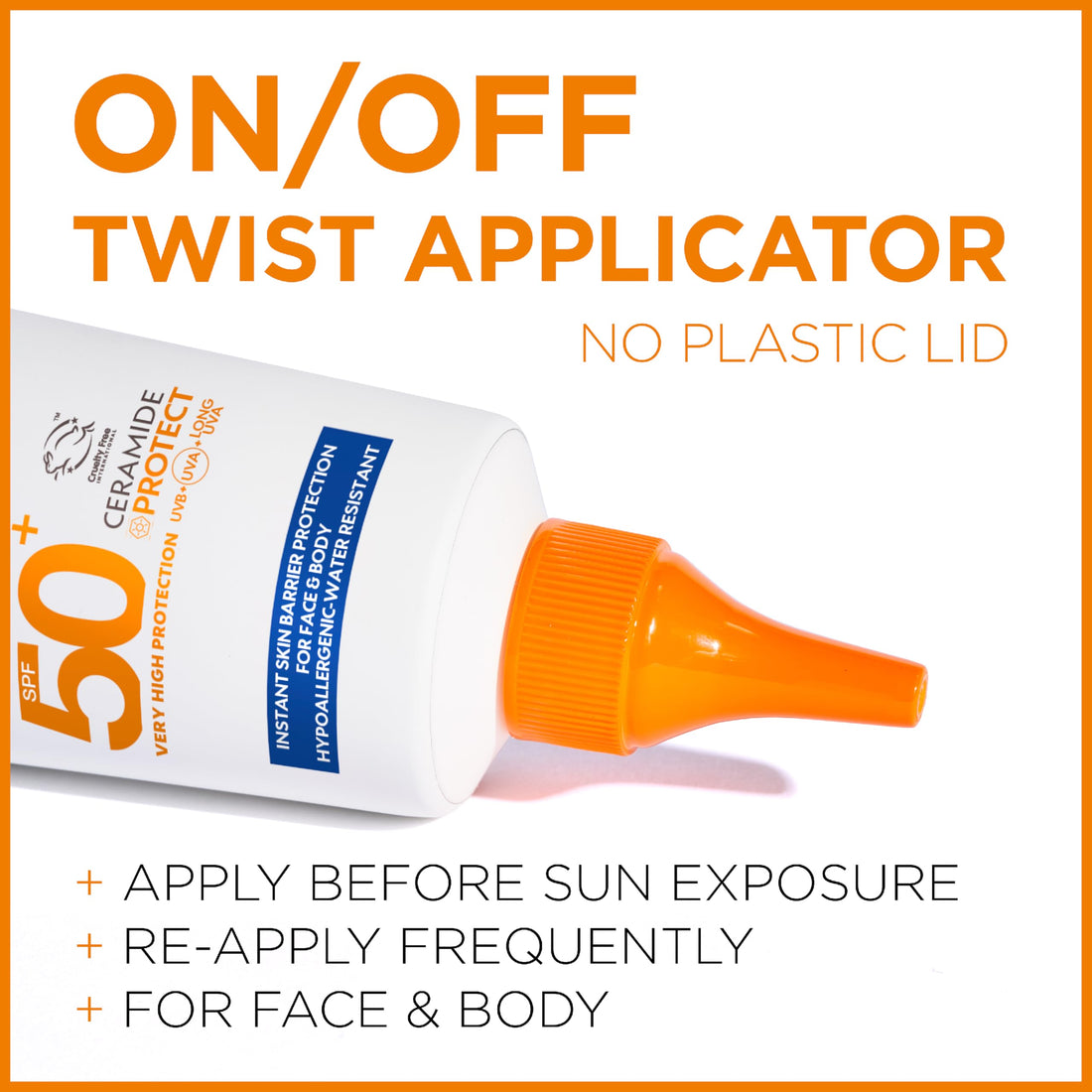 Garnier Ambre Solaire Sun Cream Spray SPF50+ Sensitive Advanced Sunscreen, Factor 50, Water Resistant, Non-Greasy, Fragrance-Free, Hypoallergenic, UVA UVB Protect with Ceramide, 150ml