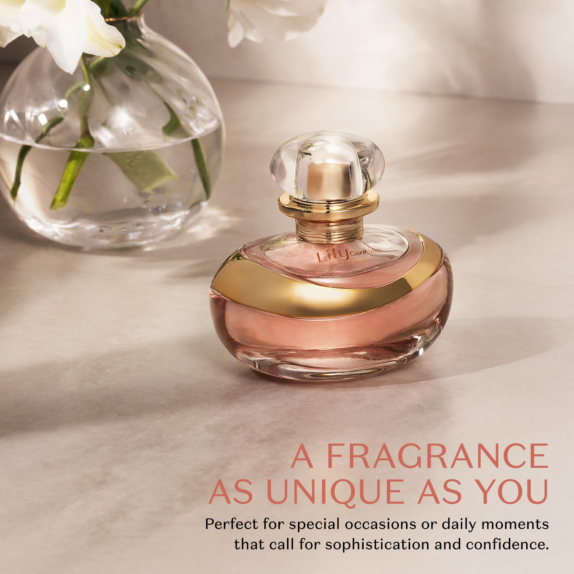 O Boticário Lily Eau de Parfum - Long Lasting Perfume for Women - 2.5 oz / 75 ml, Premium Brazilian Floral Fragrance with Lily & Jasmine Notes, Elegant Signature Scent, Women's Perfume Gift