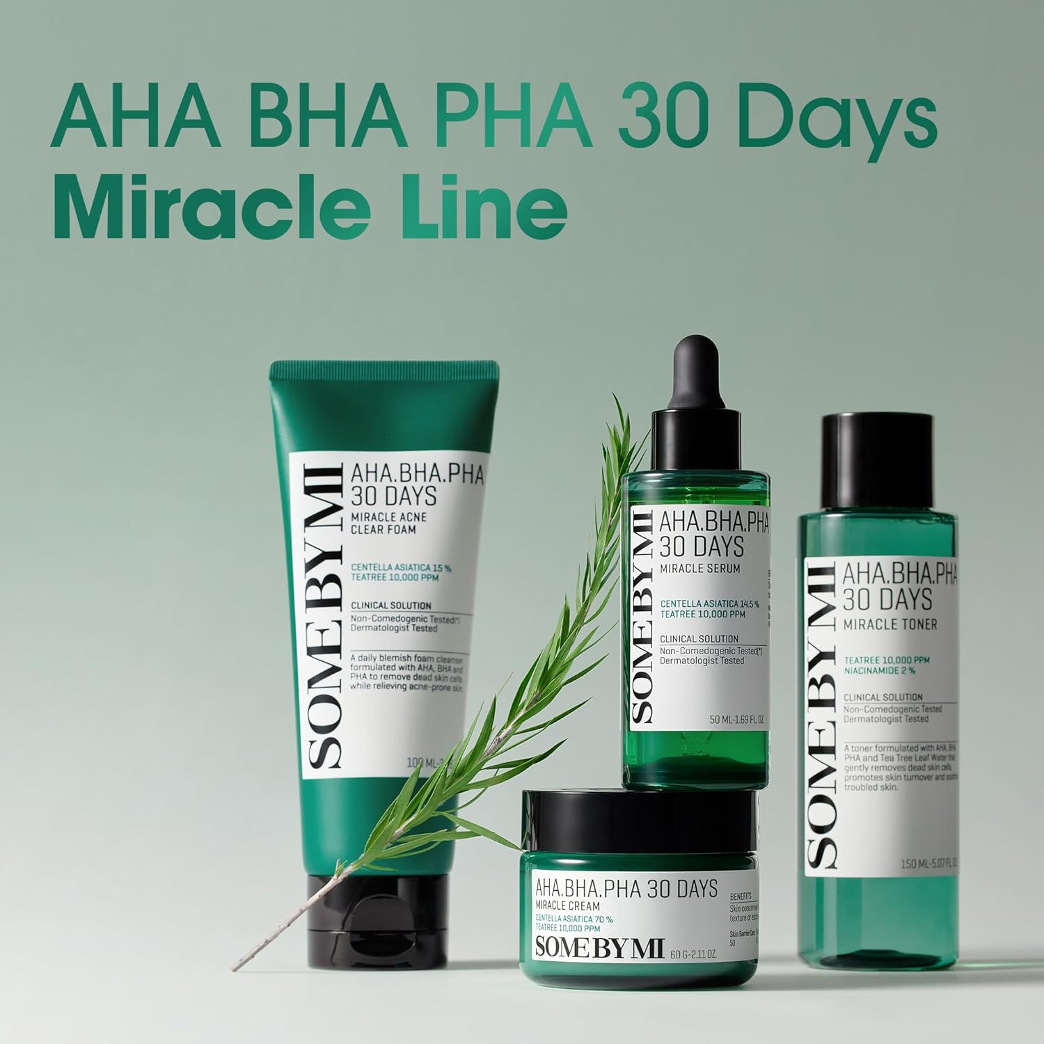 SOME BY MI AHA BHA PHA 30 Days Miracle Toner 150ml – Exfoliating Face Toner for Acne-Prone, Sensitive Skin – Pore Minimising, Clarifying, Hydrating Korean Skincare (1 Pack)