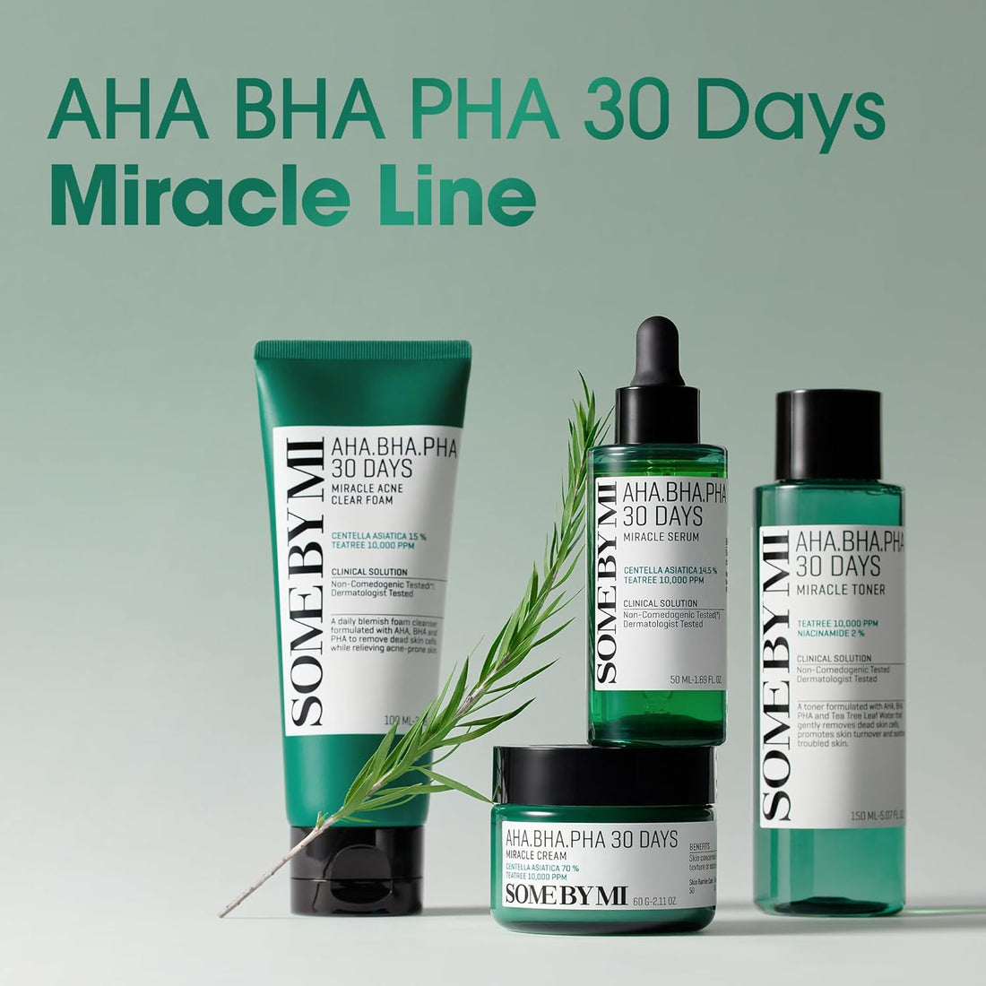SOME BY MI AHA BHA PHA 30 Days Miracle Toner 150ml – Exfoliating Face Toner for Acne-Prone, Sensitive Skin – Pore Minimising, Clarifying, Hydrating Korean Skincare (1 Pack)