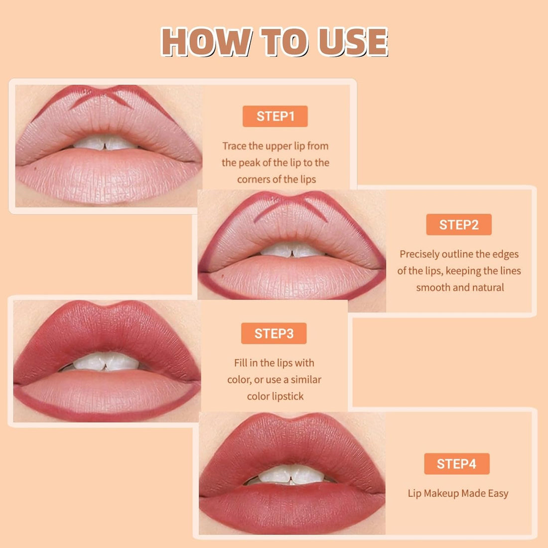 12PCS Matte Lip Liner & Gloss Set, Long-Lasting Nude Lip Liner Pencils, Lip Kit with Lip Stain & Matte Lipstick, 12 Color Lip Liner Stain from Deep to Shallow, Makeup Gift Set for Everyday Wear Halalzen