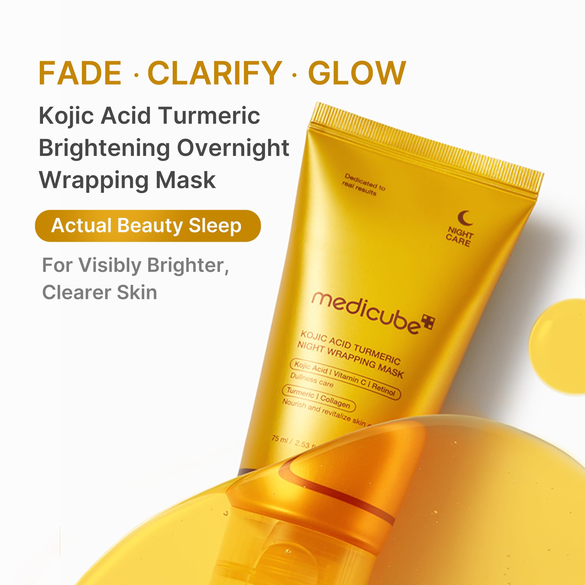 medicube Wrapping Mask Collagen Overnight Peel Off Facial Mask | Elasticity & Hydration Care, Reduces Sagging & Dullness | Hydrolyzed Collagen For Glowing Skin | Korean Skin Care, 2.53 fl.oz Halalzen
