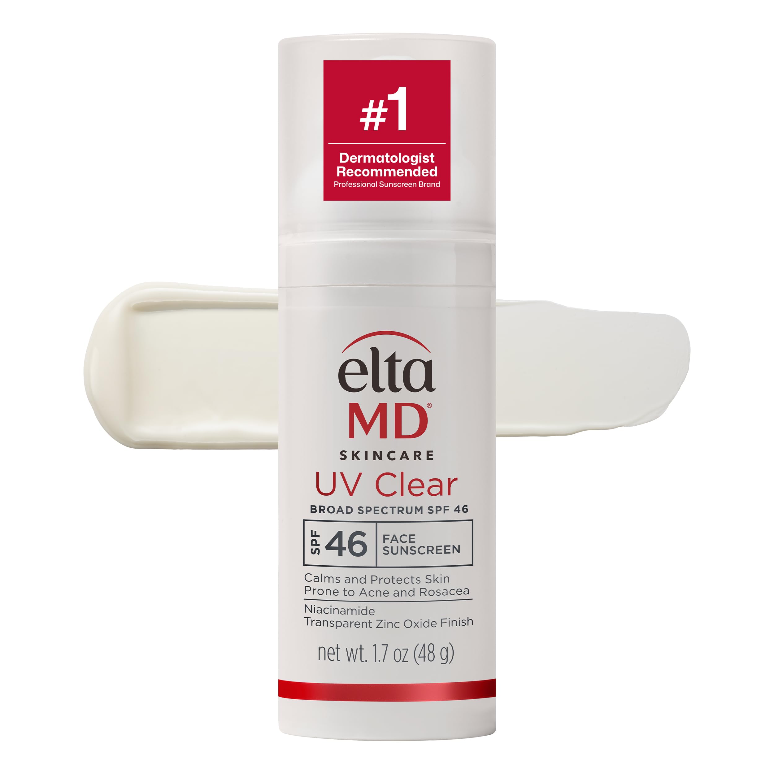 EltaMD UV Clear Face Sunscreen, Oil Free Sunscreen for Sensitive Skin with Zinc Oxide, Dermatologist Recommended Halalzen