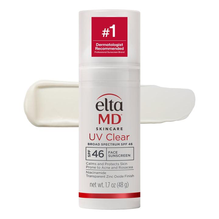 EltaMD UV Clear Face Sunscreen, Oil Free Sunscreen for Sensitive Skin with Zinc Oxide, Dermatologist Recommended Halalzen